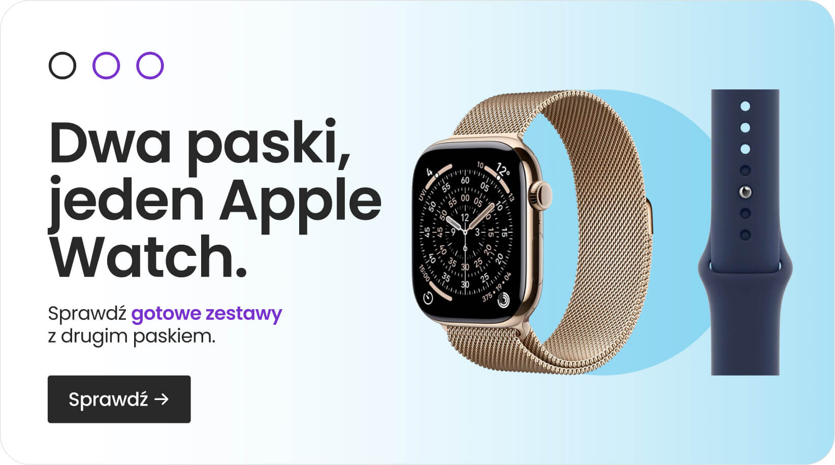 Pasek 50% taniej przy zakupie Apple Watcha