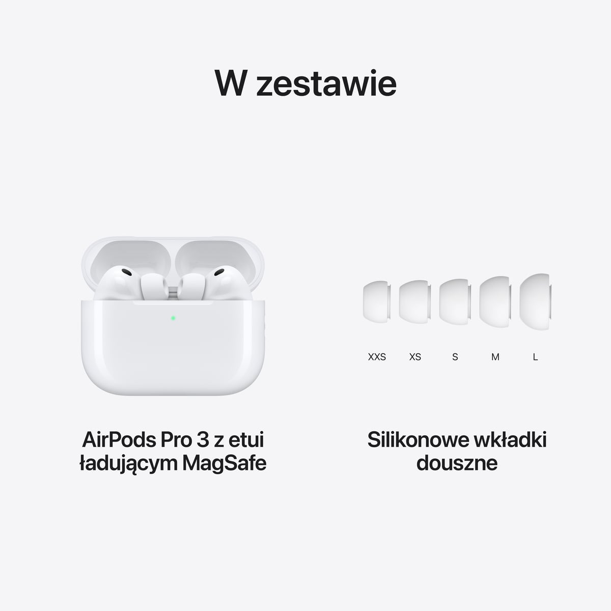 Apple AirPods Pro 3 - Białe Apple AirPods Pro 3 - Białe