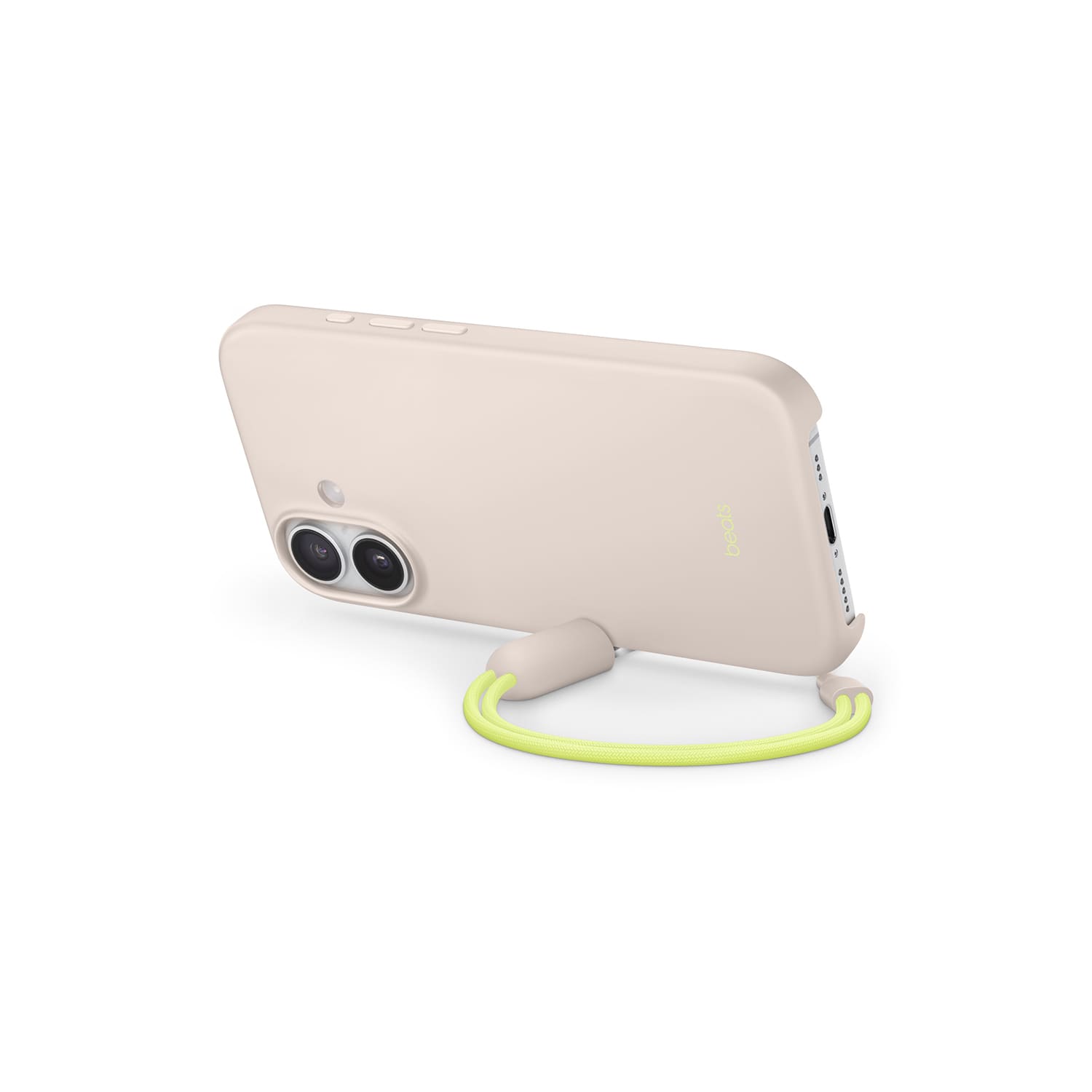 Apple Beats Kickstand etui z podpórką do iPhone 17 z MagSafe i panelem Sterowanie aparatem - Boksytowy beżowy Apple Beats Kickstand etui z podpórką do iPhone 17 z MagSafe i panelem Sterowanie aparatem - Boksytowy beżowy
