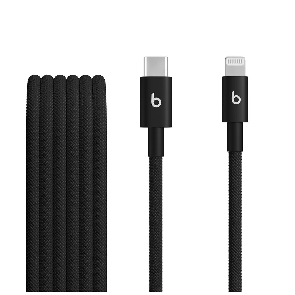 Apple Beats Pleciony przewód USB-C na Lightning (1,5m) - Dynamiczna czerń Apple Beats Pleciony przewód USB-C na Lightning (1,5m) - Dynamiczna czerń