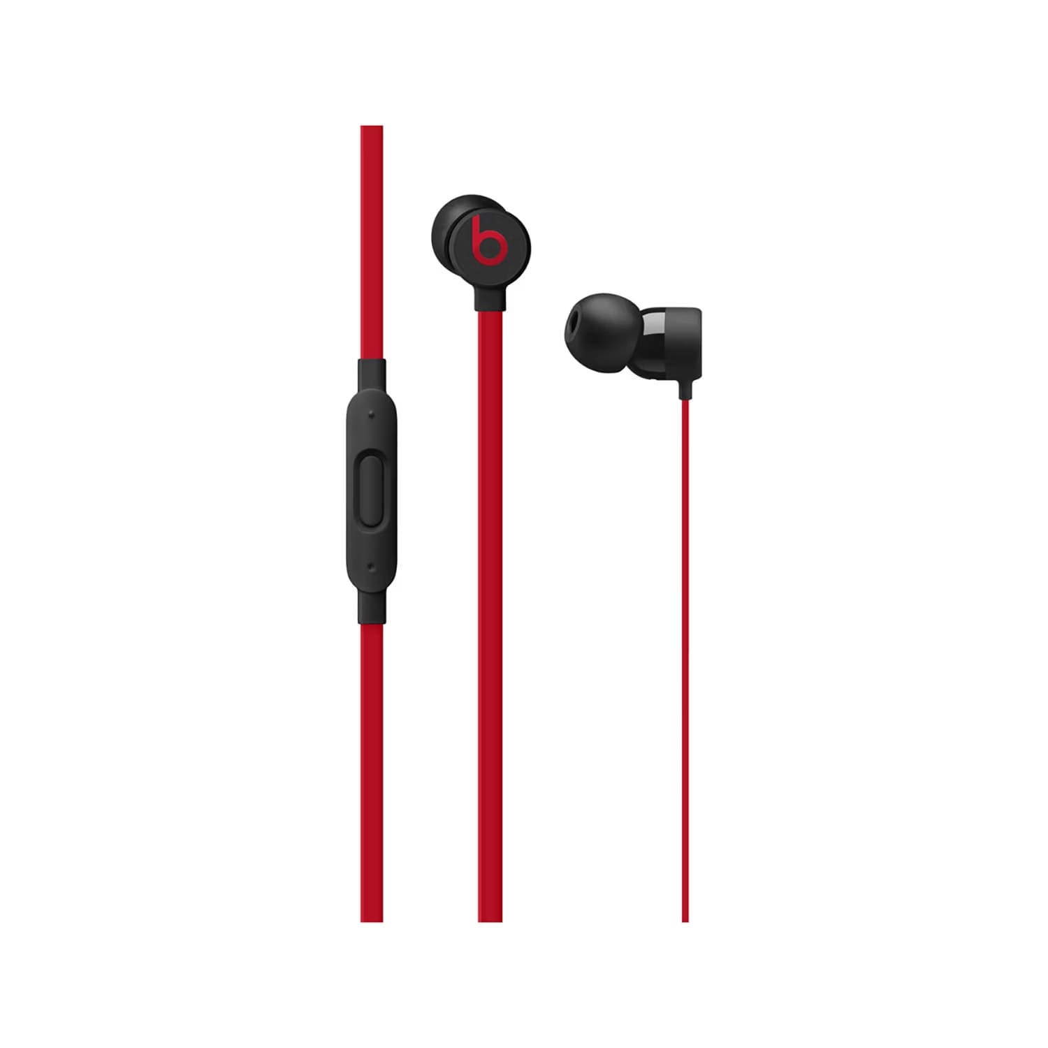 Apple Beats urBeats3 Słuchawki przewodowe ze złączem 3,5mm - Niepokorny czarno-czerwony