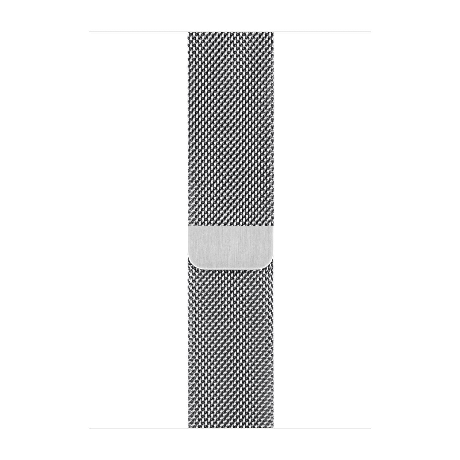 Apple Bransoleta mediolańska w kolorze srebrnym do koperty 38mm / 40mm / 41mm / 42mm - rozmiar uniwersalny - Outlet