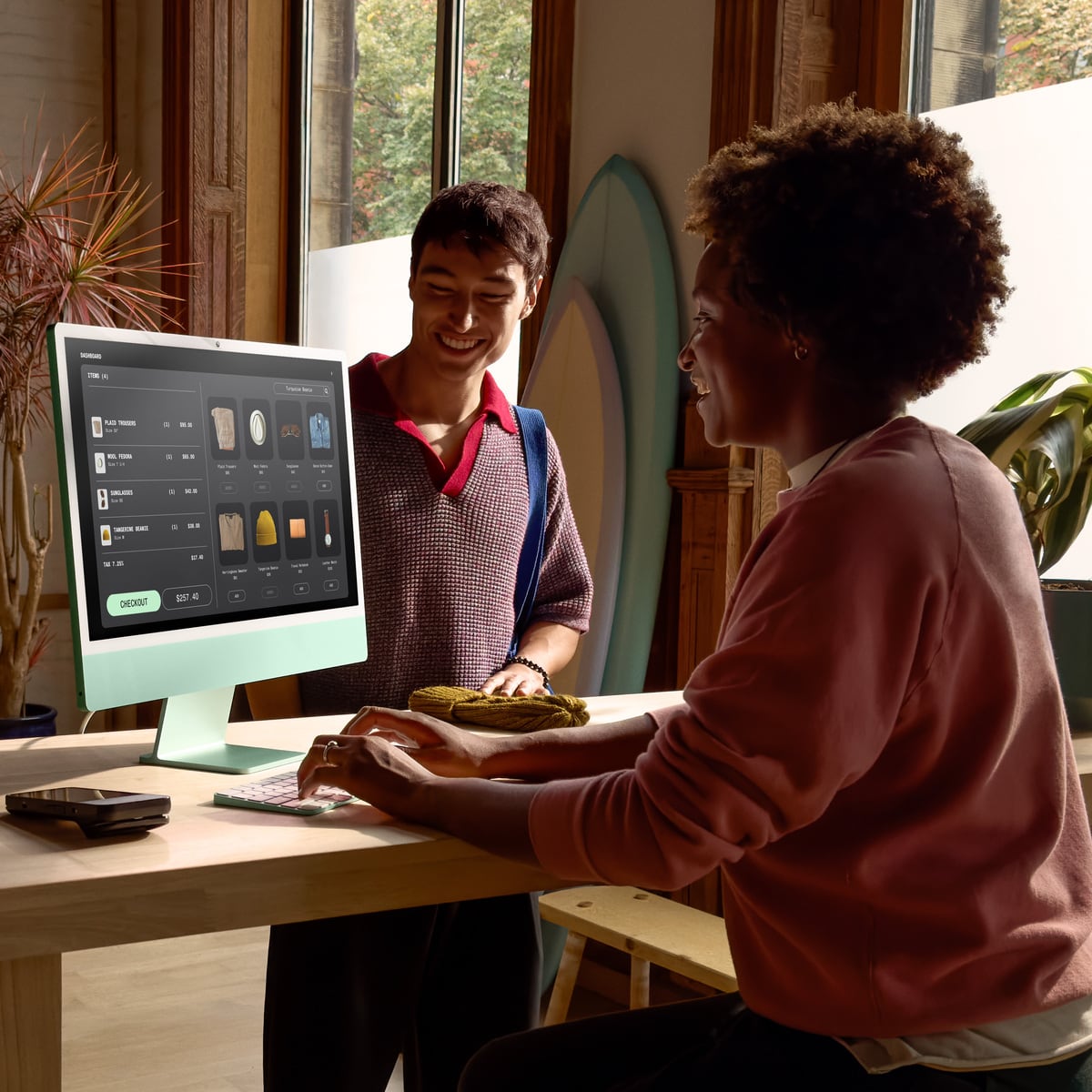 iMac 24 M4 - zestaw