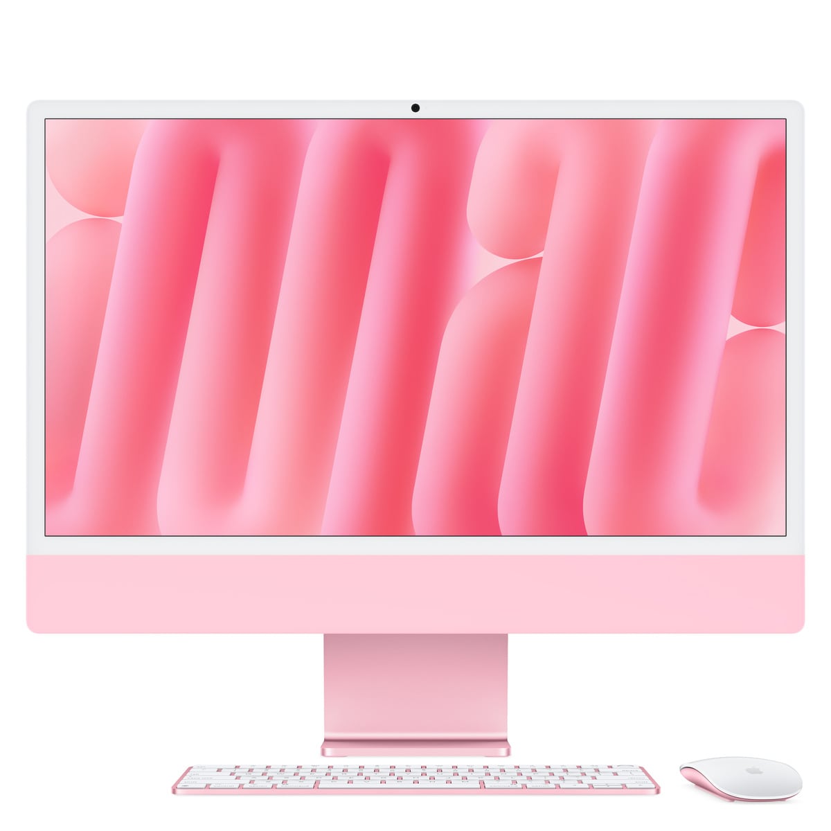 Apple iMac 24 4,5K Retina M4 10-rdzeniowy CPU + 10-rdzeniowy GPU / 16GB / 256GB / Gigabit Ethernet / Różowy (Pink)