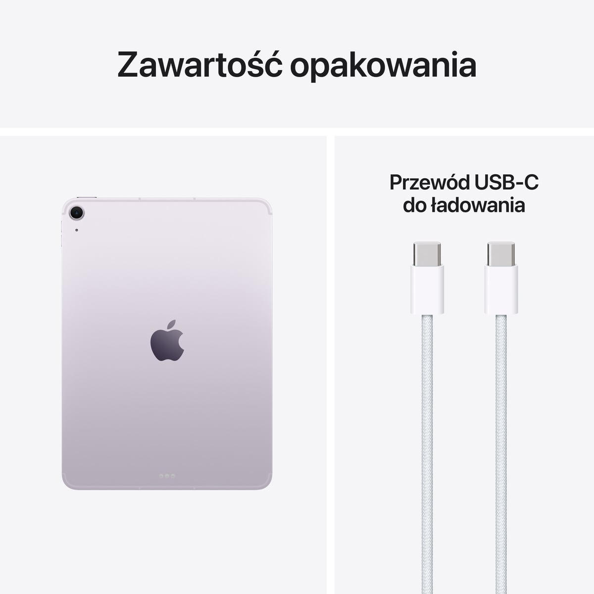 Apple iPad Air 11 M4- Zawartość opakowania