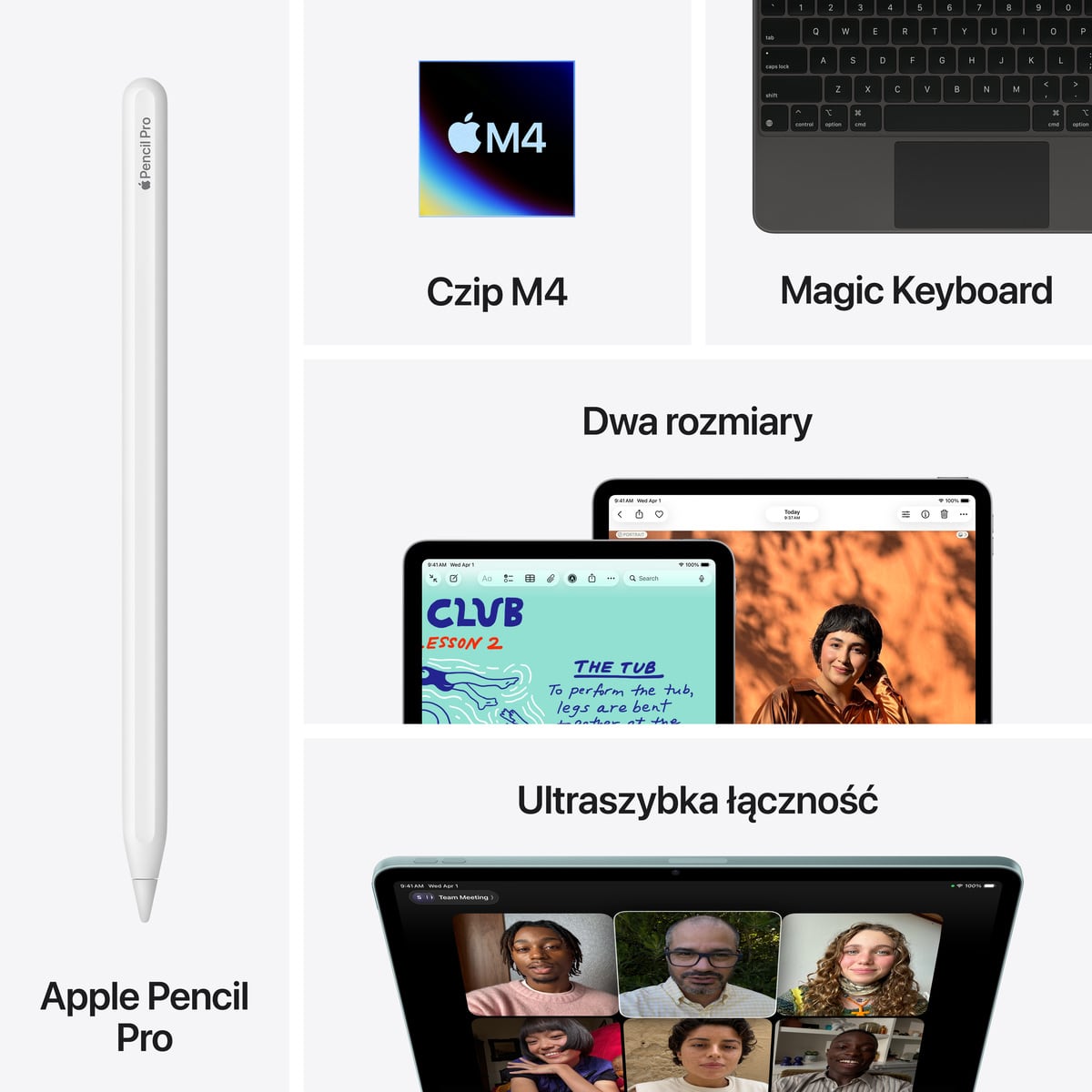 iPad Air M4 - Najważniejsze cechy