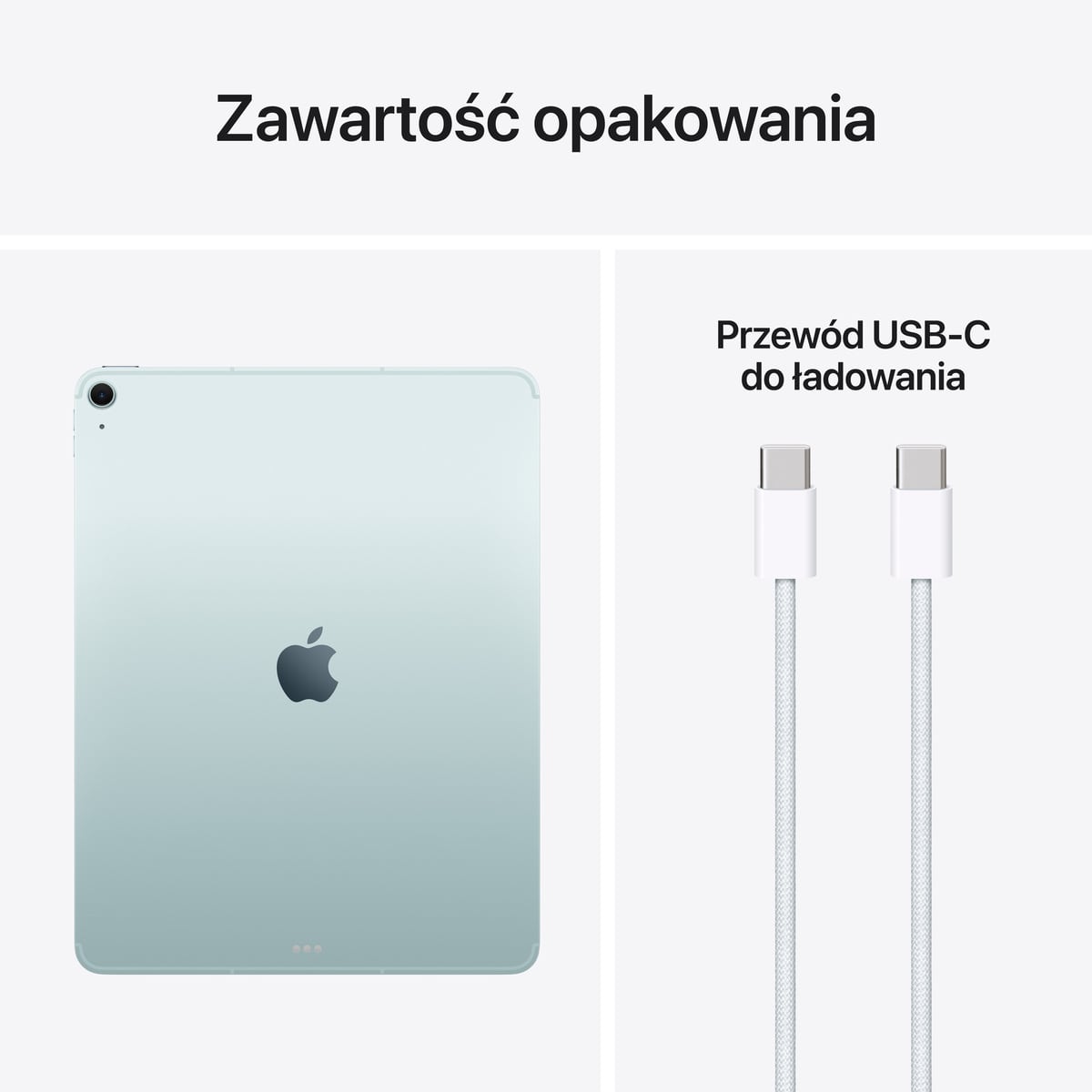 Apple iPad Air 13 M4- Zawartość opakowania