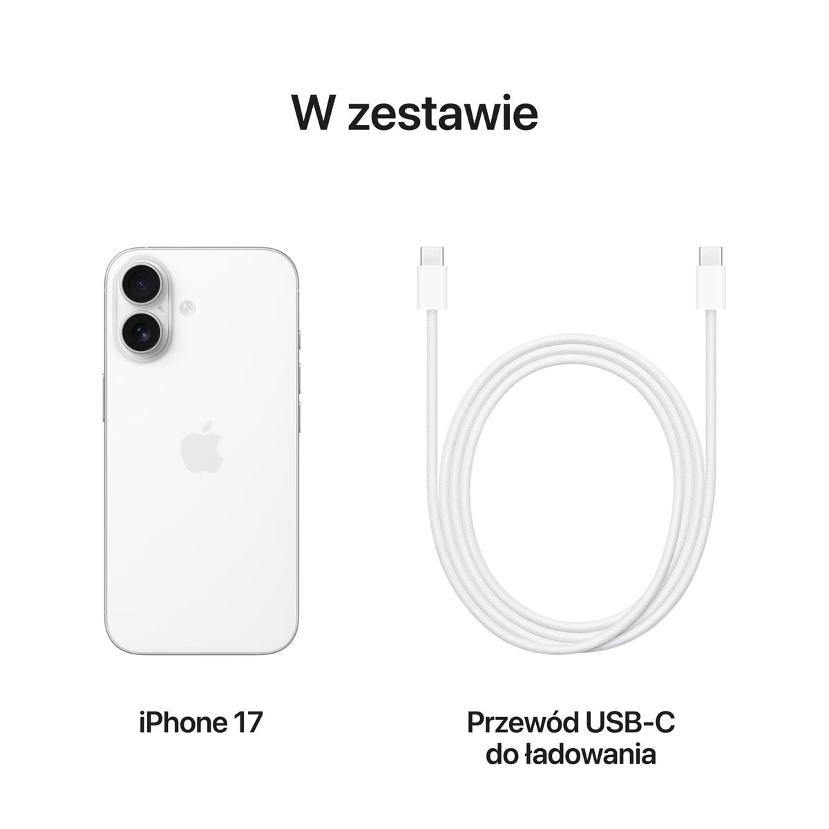 Apple iPhone 17 256GB Biały (White) - informacje o produkcie