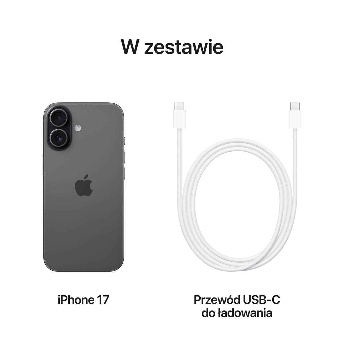 Apple iPhone 17 256GB Czarny (Black) - Outlet - informacje o produkcie
