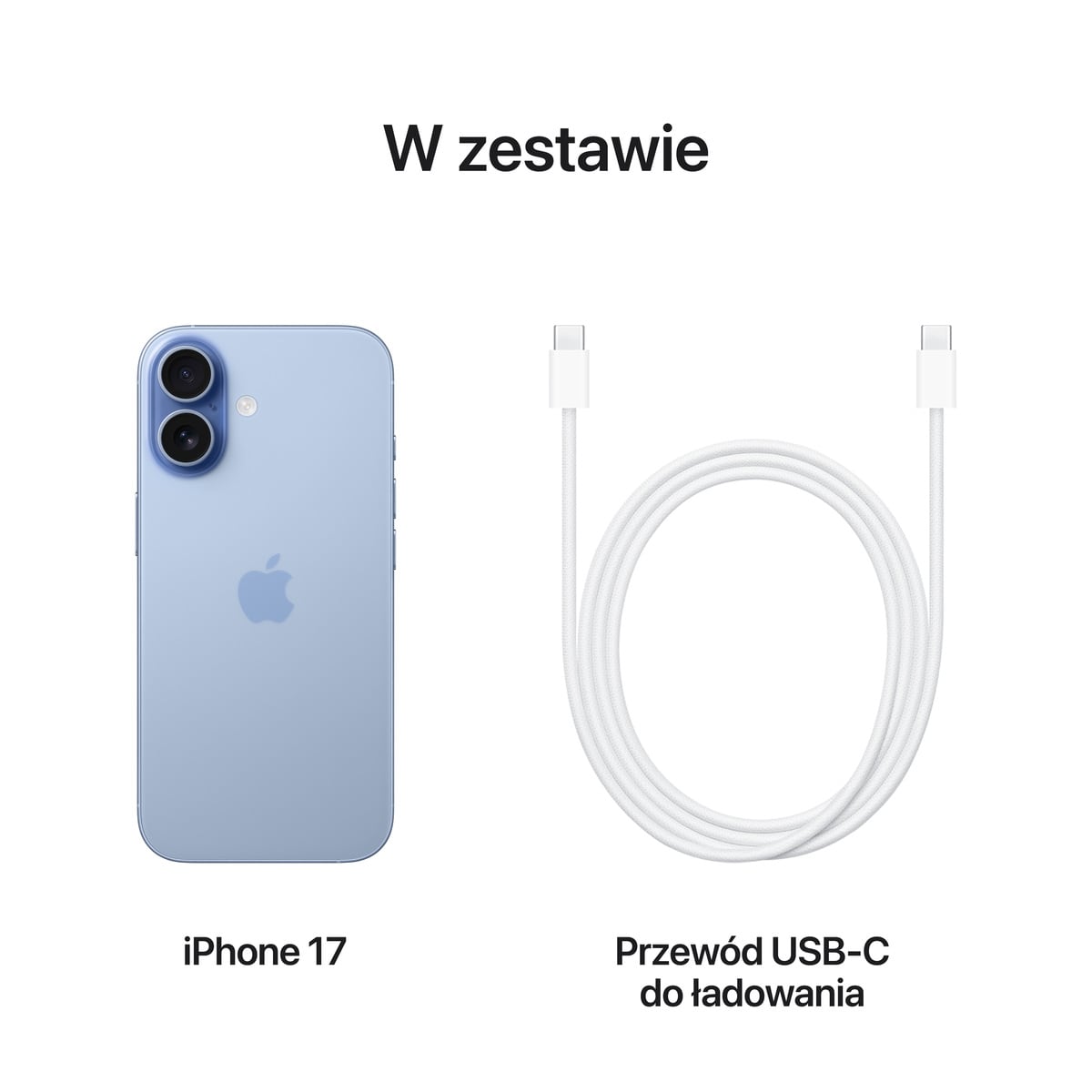 Apple iPhone 17 256GB Gołębi (Mist Blue) - Outlet - informacje o produkcie