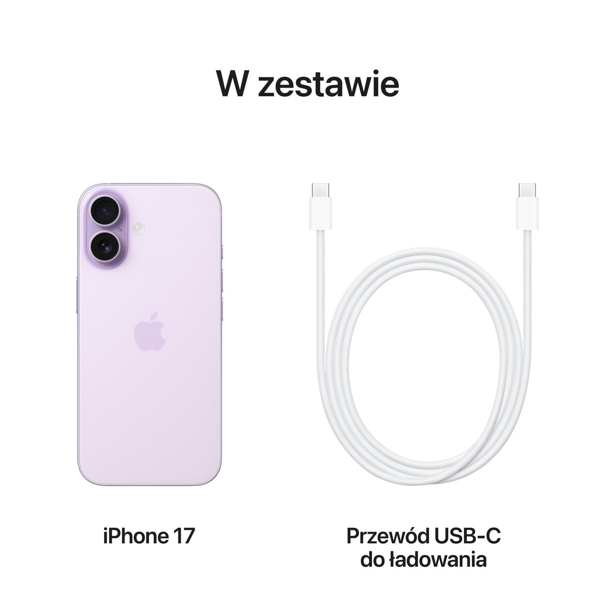 Apple iPhone 17 256GB Lawendowy (Lavender) - Outlet - informacje o produkcie