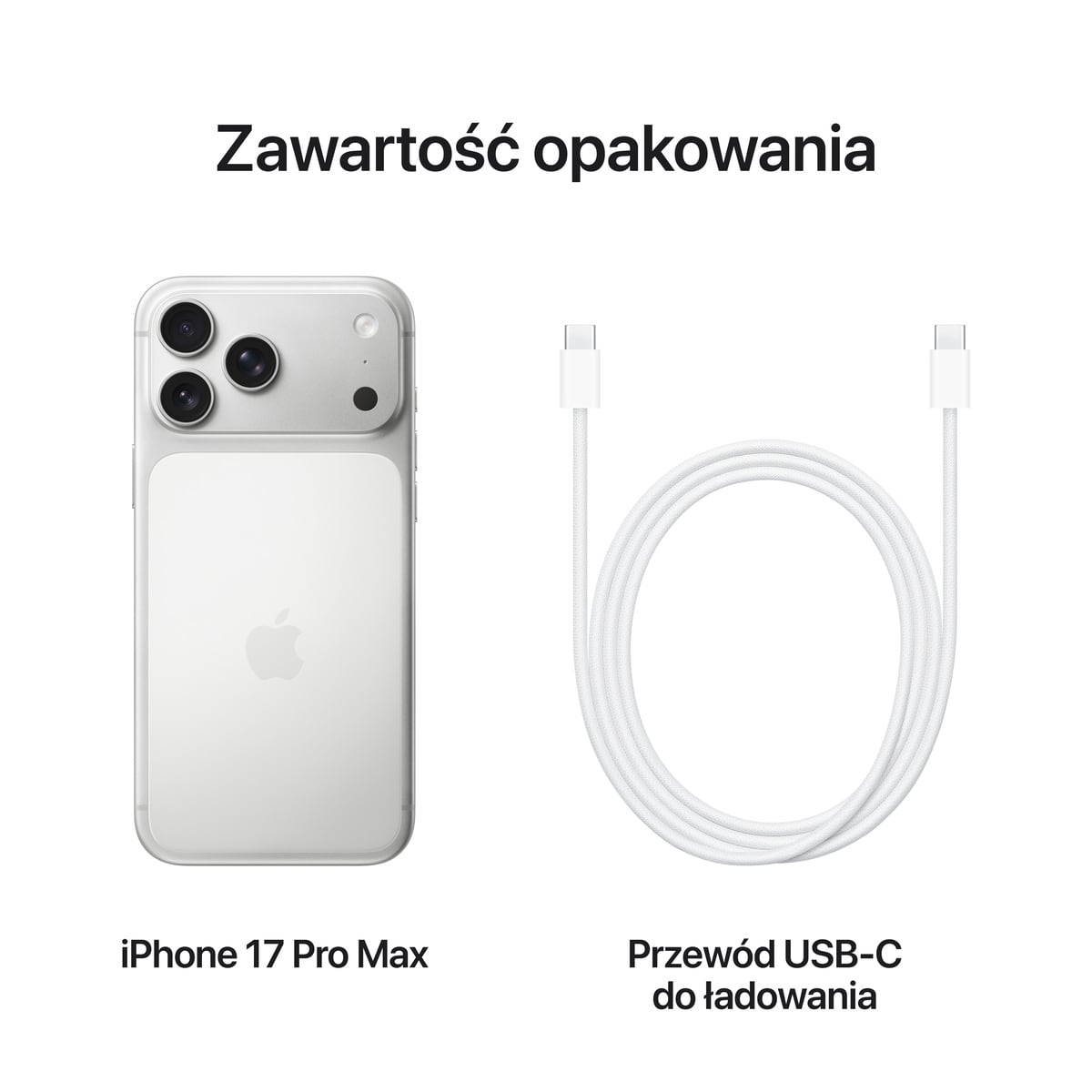 Apple iPhone 17 Pro Max 512GB Srebrny (Silver) - informacje o produkcie
