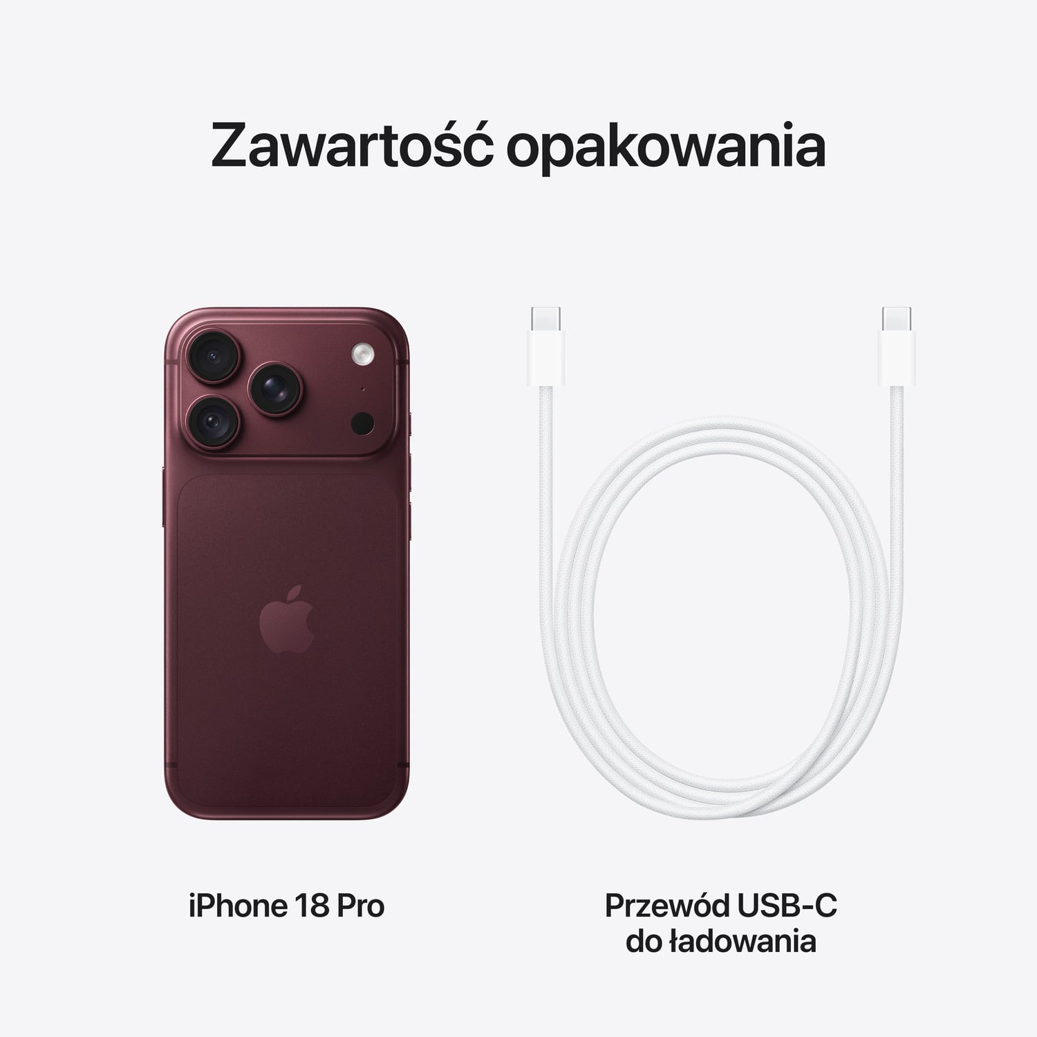 Apple iPhone 18 Pro 256GB Burgund (Burgundy) - informacje o produkcie
