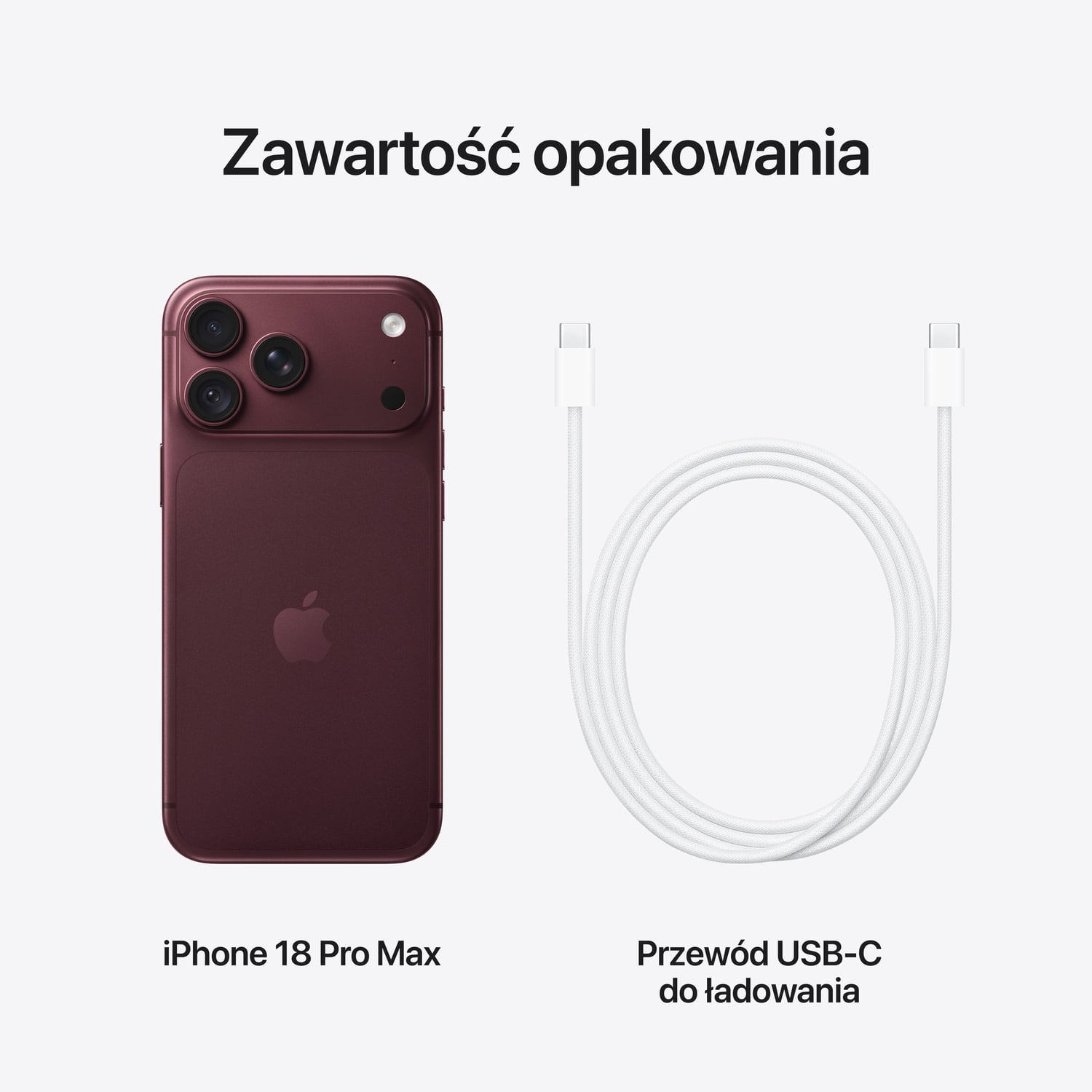 Apple iPhone 18 Pro Max 1TB Burgund (Burgundy) - informacje o produkcie