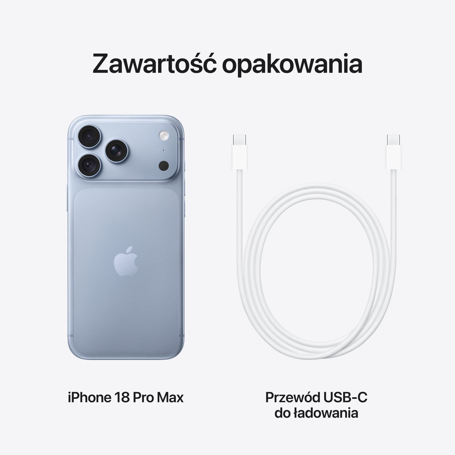 Apple iPhone 18 Pro Max 256GB Błękit lodowca (Glacier) - informacje o produkcie