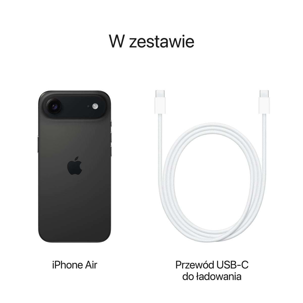 Apple iPhone Air 1TB Gwiezdna czerń (Space Black) - informacje o produkcie