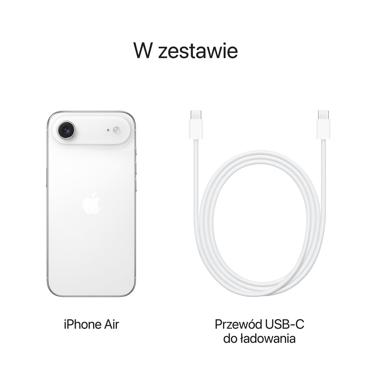 Apple iPhone Air 256GB Biały obłok (Cloud White) - informacje o produkcie