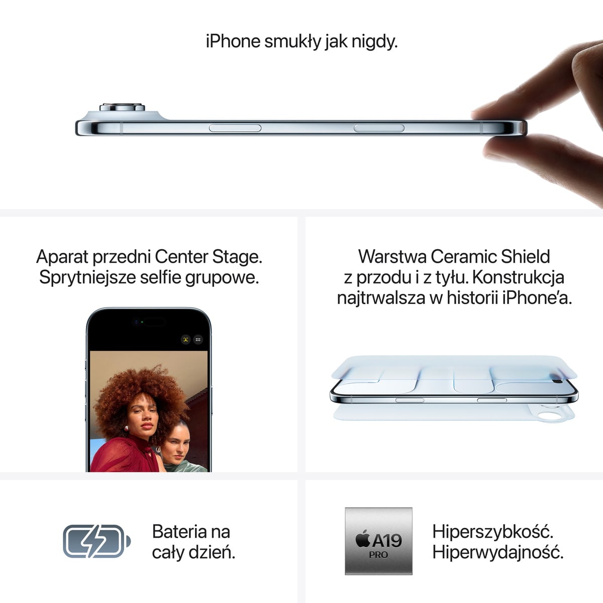 Apple iPhone Air 256GB Gwiezdna czerń (Space Black)  - najważniejsze cechy