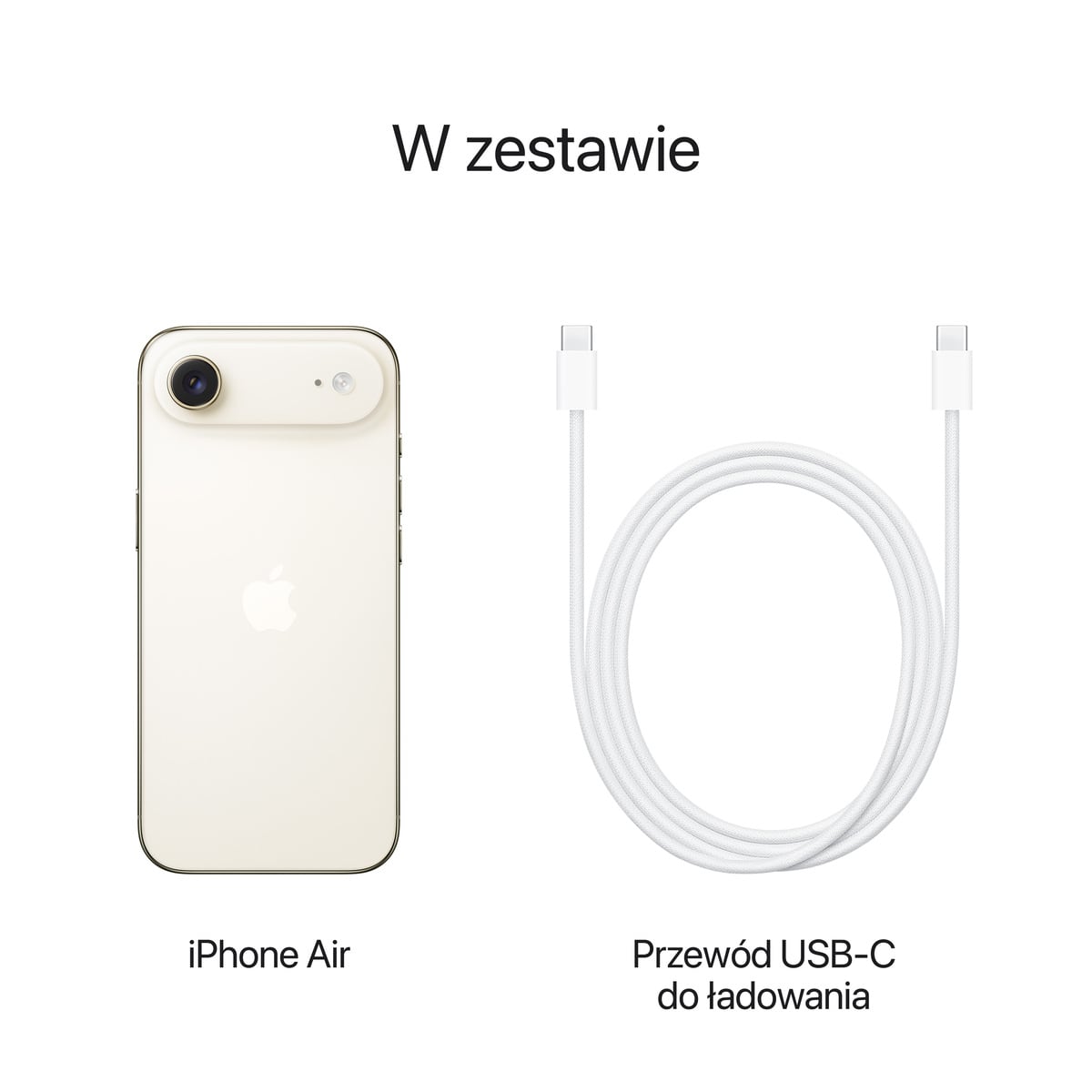 Apple iPhone Air 256GB Jasne złoto (Light Gold) - informacje o produkcie