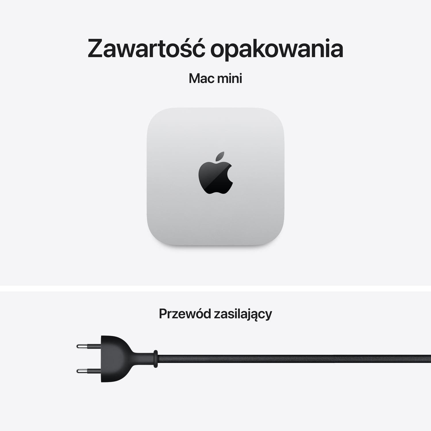 Apple Mac mini M5 Pro 15-core CPU + 16-core GPU / 64 GB RAM / 4 TB SSD / Gigabit Ethernet / Srebrny (Silver) - zestaw