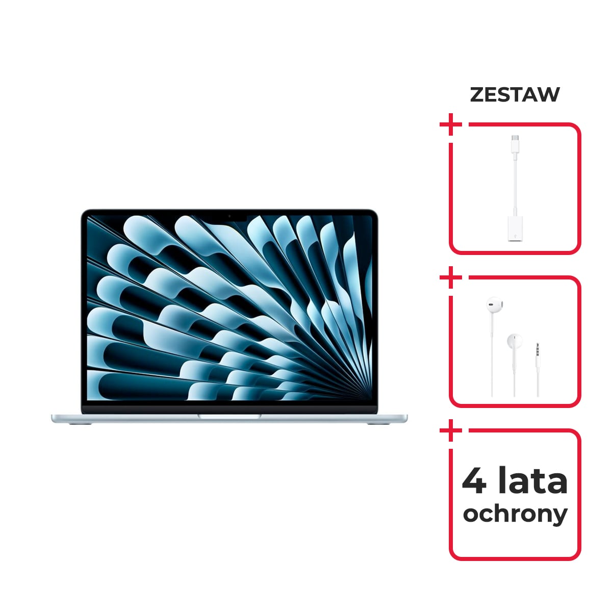 MacBook Air 13 M4 - zestaw