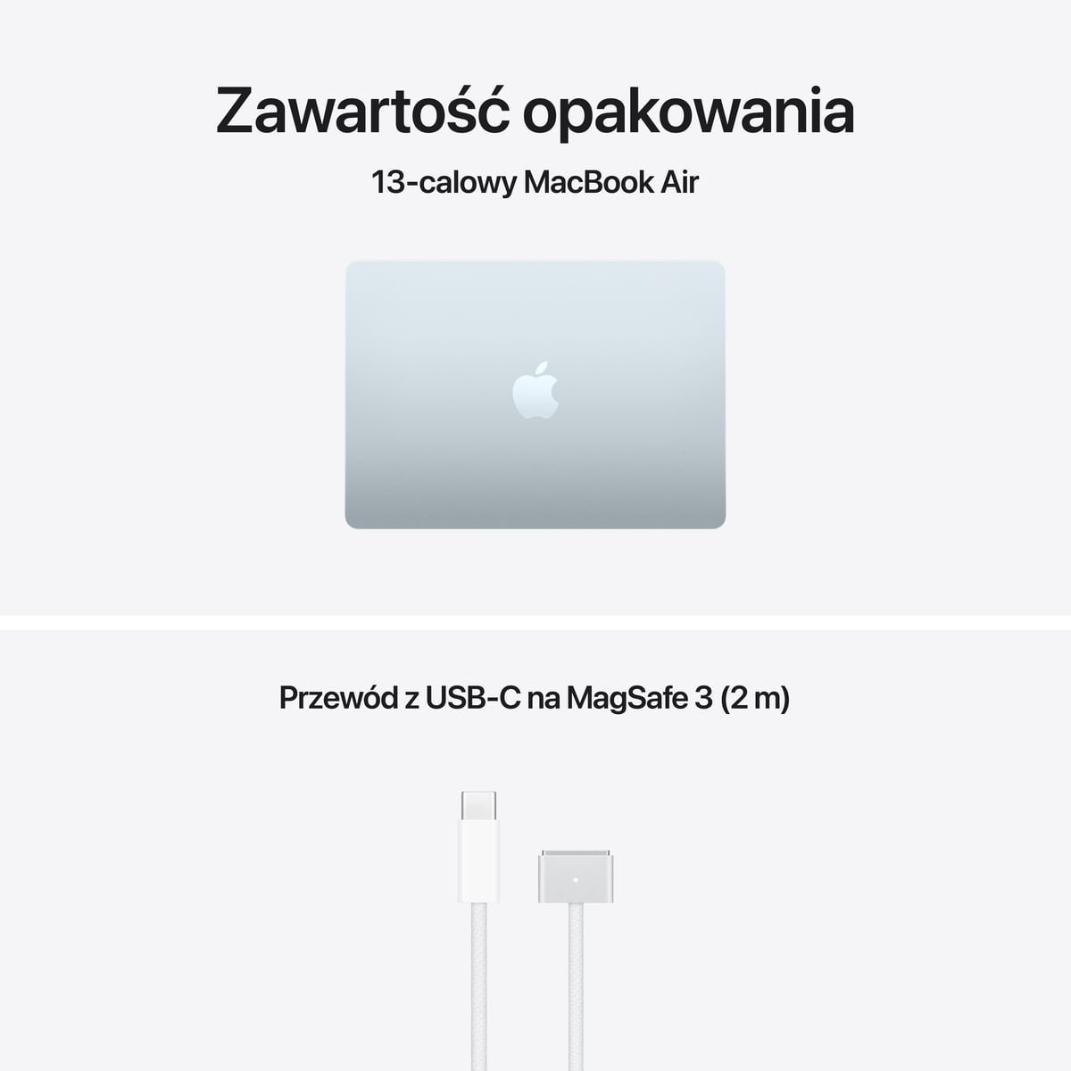 MacBook Air 13 M4 - zestaw