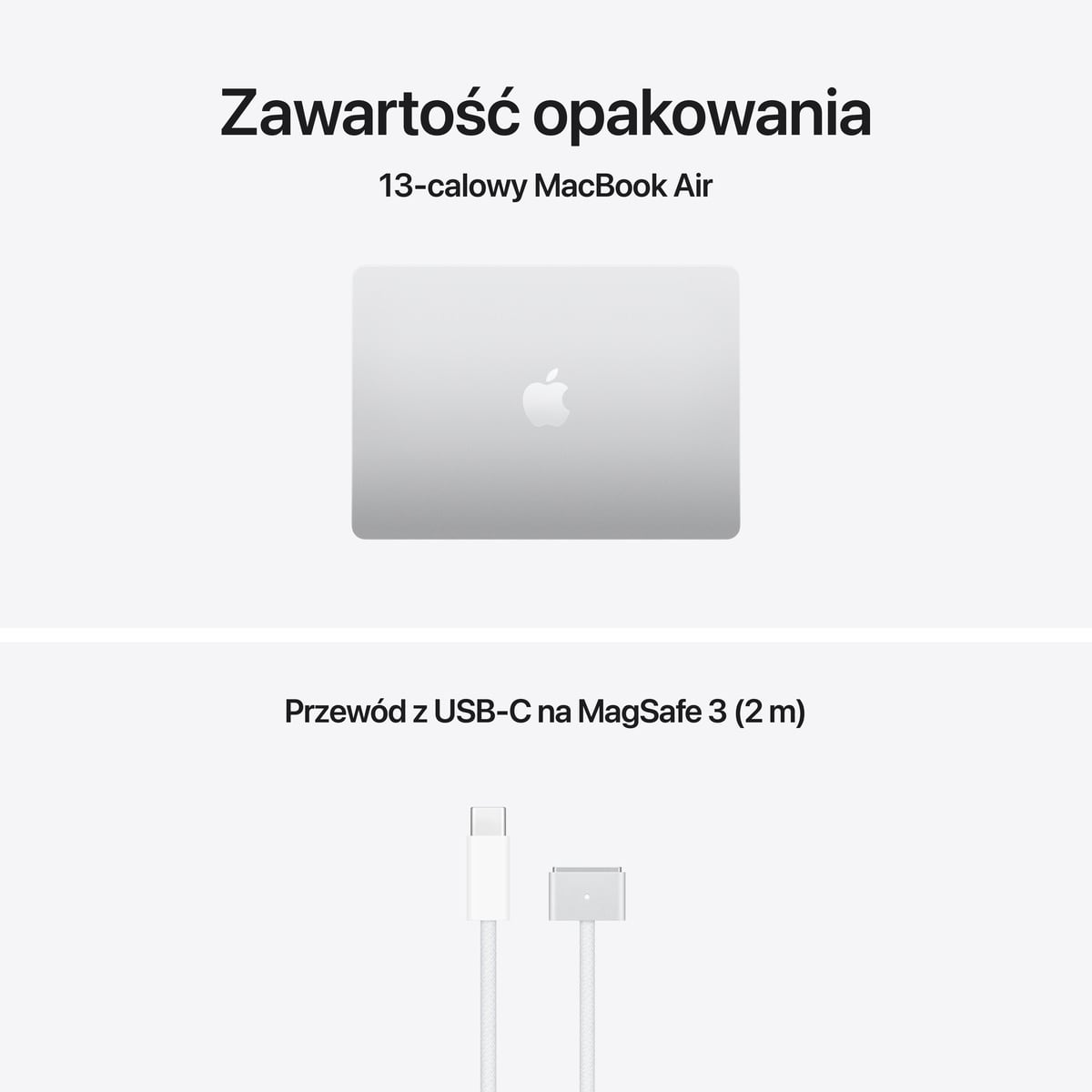 MacBook Air 13 M4 - zestaw MacBook Air 13 M4 - zestaw