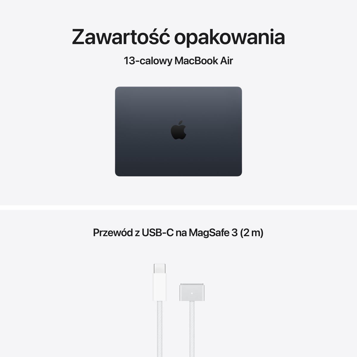 MacBook Air 13 M4 - zestaw MacBook Air 13 M4 - zestaw