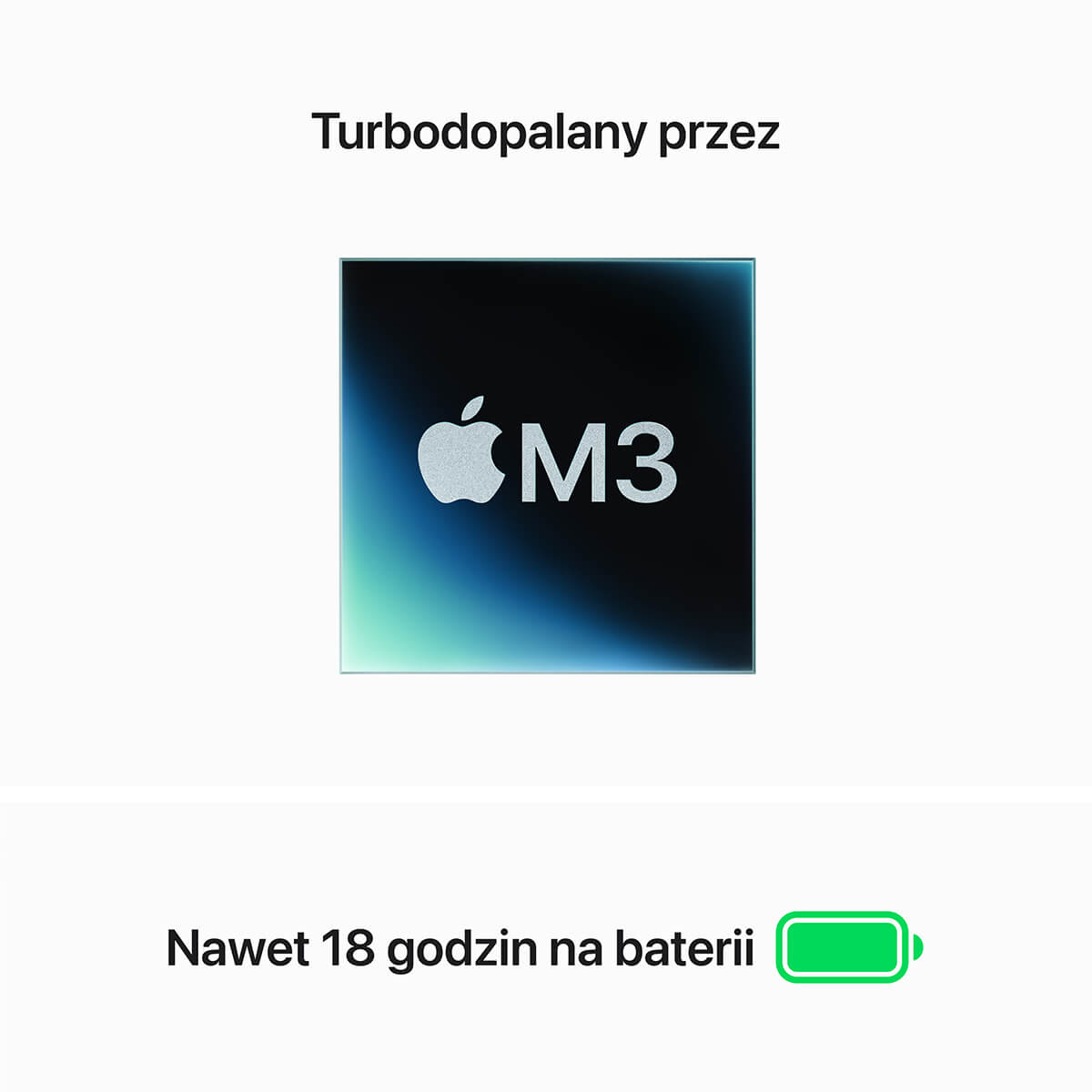 Apple MacBook Air 15 M3 8-rdzeniowy CPU + 10-rdzeniowy GPU / 16GB / 256GB SSD / Gwiezdna szarość (Space Gray) - chip M3