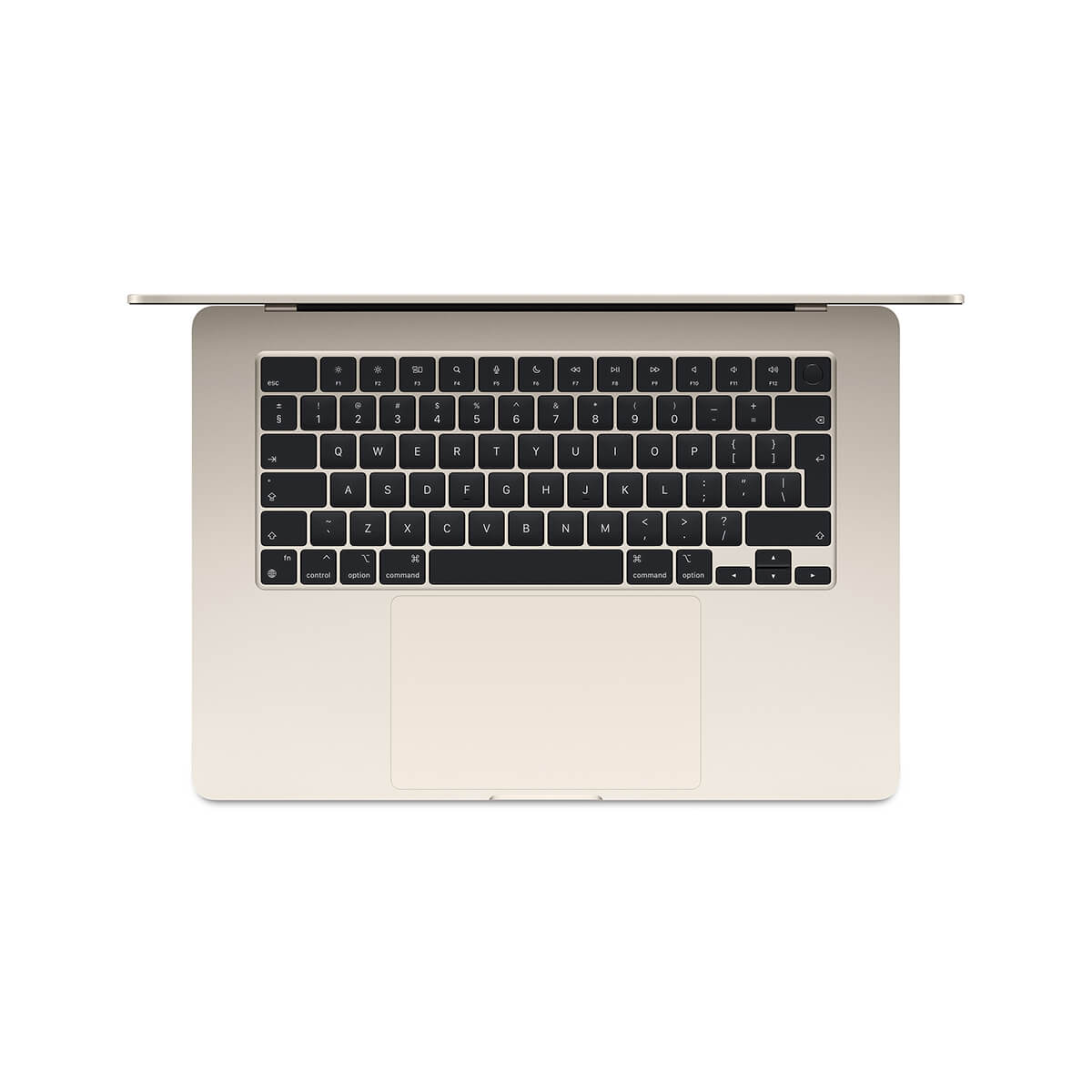 MacBook Air 15 cali M2 - układ klawiatury MacBook Air 15 cali M2 - układ klawiatury