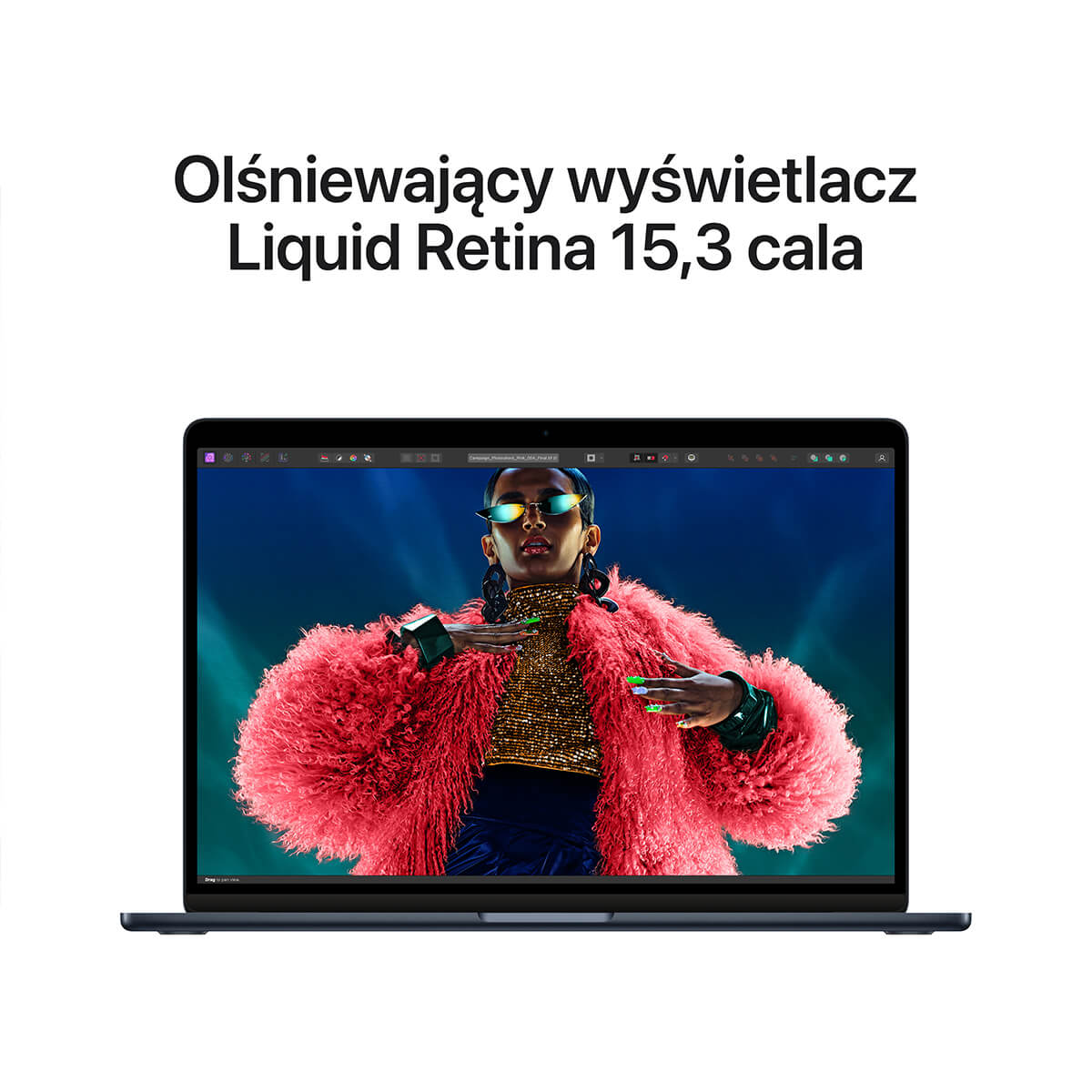 Apple MacBook Air 15 M3 8-core CPU + 10-core GPU / 8GB RAM / 512GB SSD / Północ (Midnight) - Najważniejsze informacje