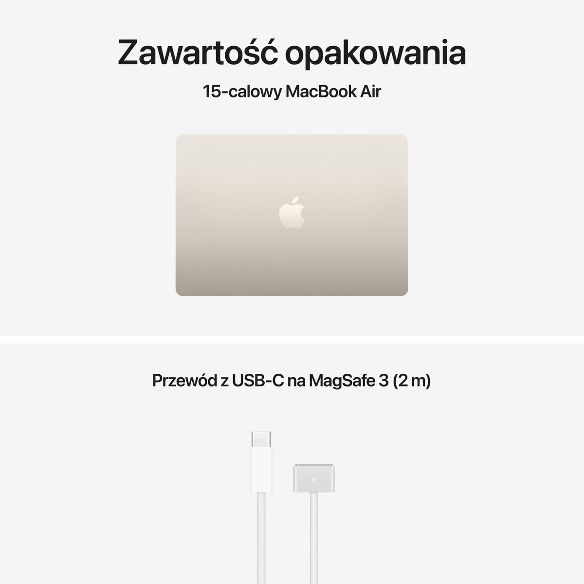 MacBook Air 15 M5- zestaw