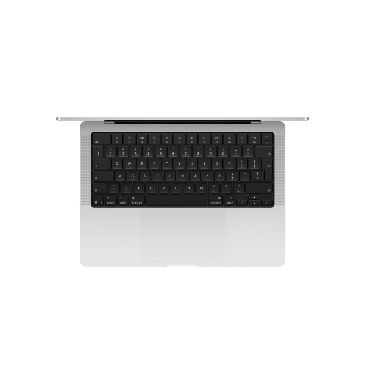 MacBook Pro 14 M5 - układ klawiatury