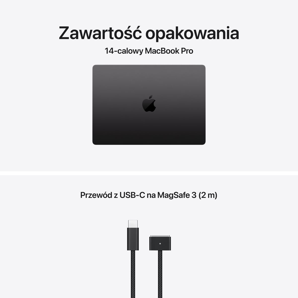 MacBook Pro 14 M3 - Silver - zestaw