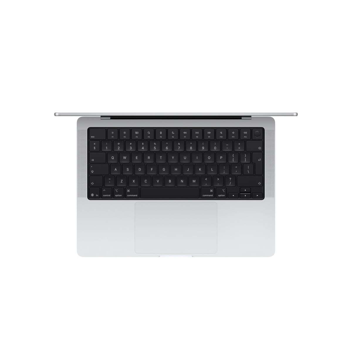 MacBook Pro 14 M5 - układ klawiatury