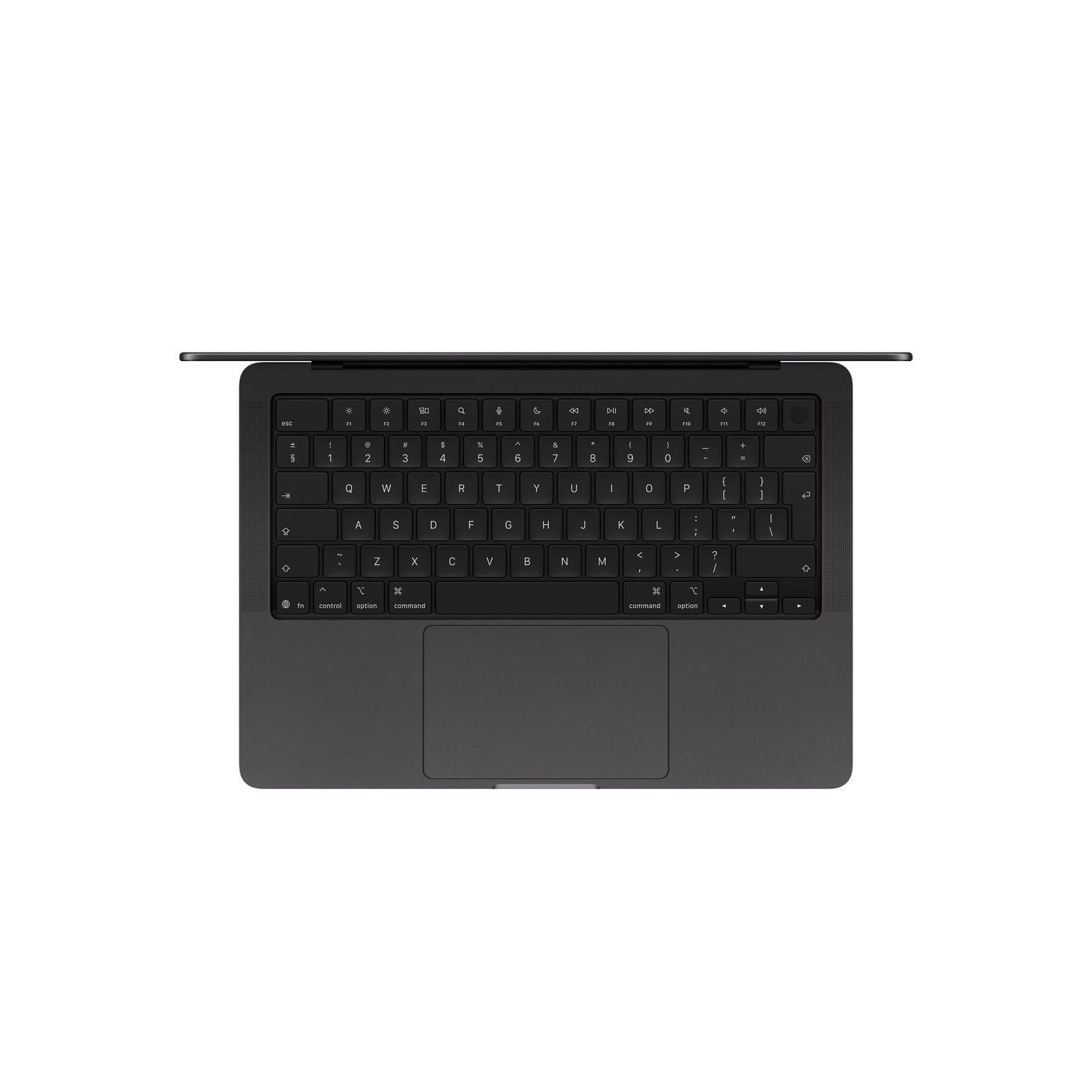 MacBook Pro 14 M5 - układ klawiatury MacBook Pro 14 M5 - układ klawiatury