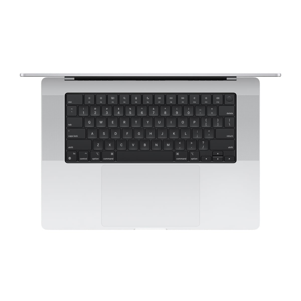 MacBook Pro 16 M4 Pro Gwiezdna Czerń - układ klawiatury MacBook Pro 16 M4 Pro Gwiezdna Czerń - układ klawiatury