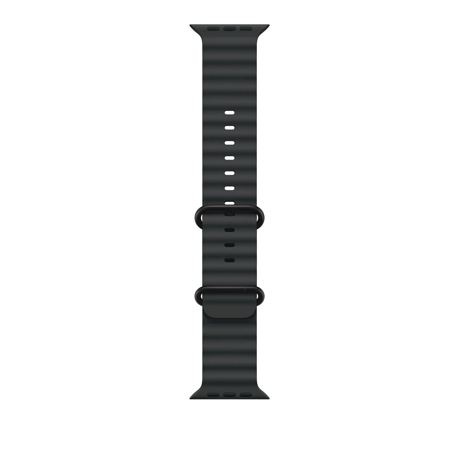 Apple Pasek Ocean w kolorze czarnym z elementami z tytanu w kolorze czarnym do koperty 44mm / 45mm / 46mm / 49mm - rozmiar uniwersalny
