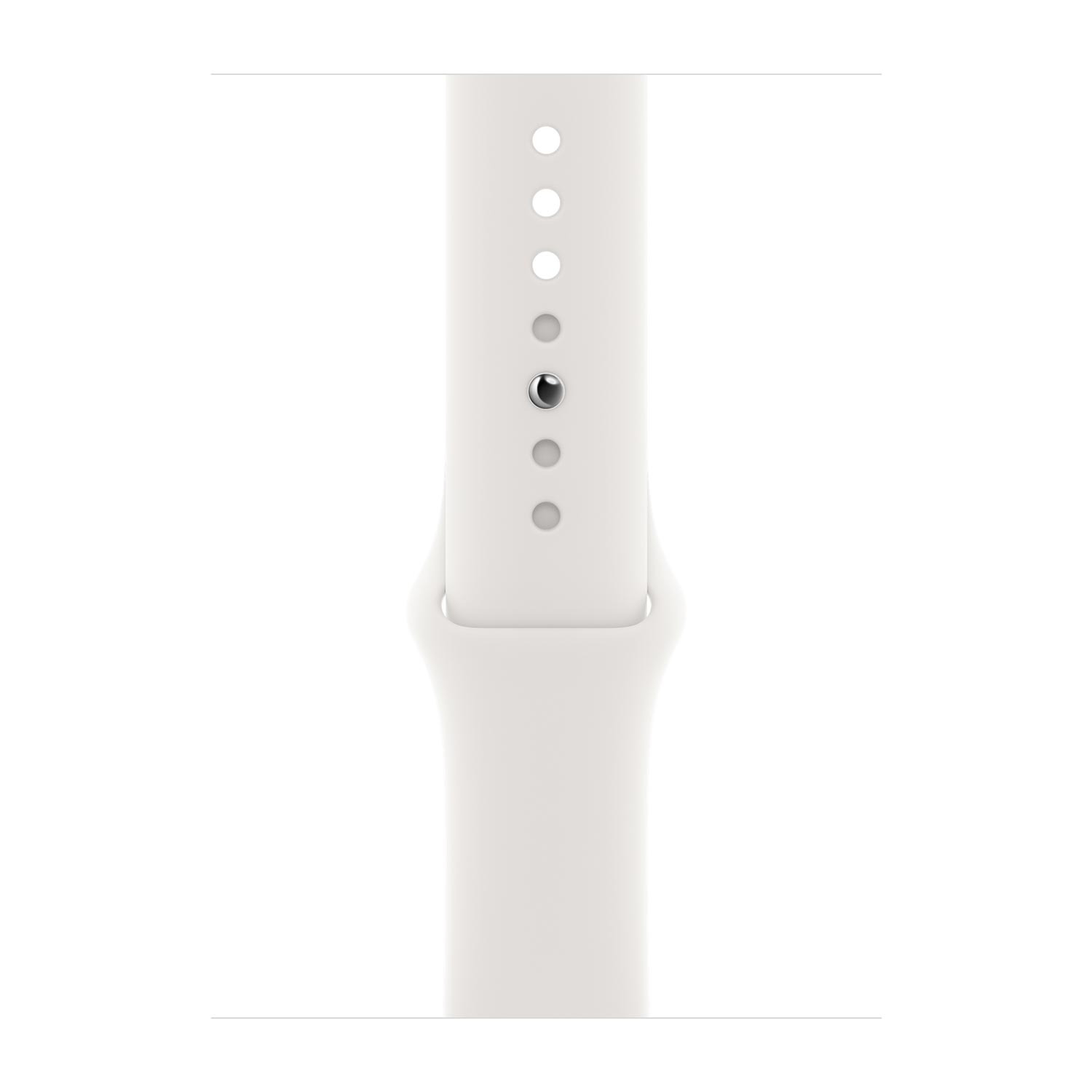 Apple Pasek sportowy w kolorze białym do koperty 44mm / 45mm / 46mm / 49mm - rozmiar S/M/L Apple Pasek sportowy w kolorze białym do koperty 44mm / 45mm / 46mm / 49mm - rozmiar S/M/L