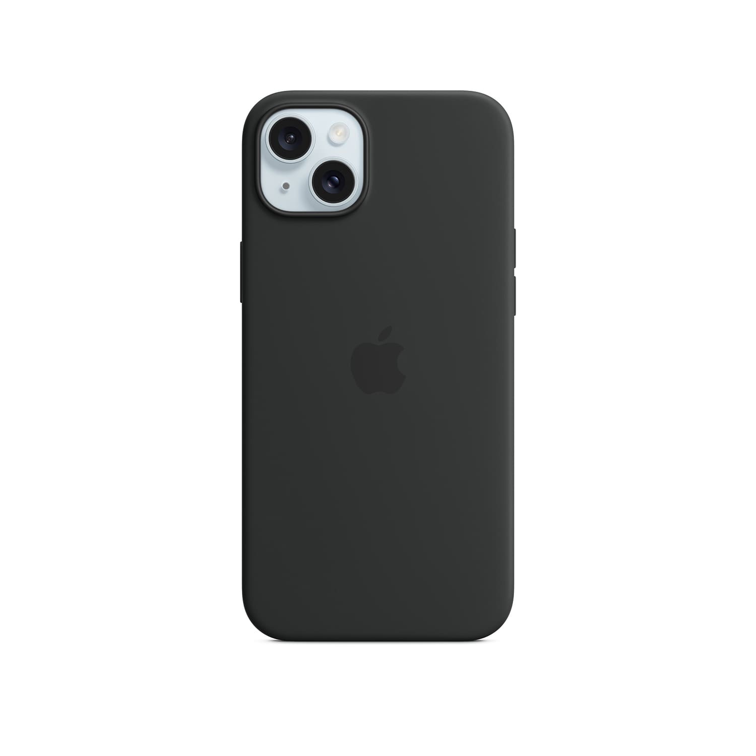Apple Silikonowe etui do iPhone 15 Plus z MagSafe – Czarne