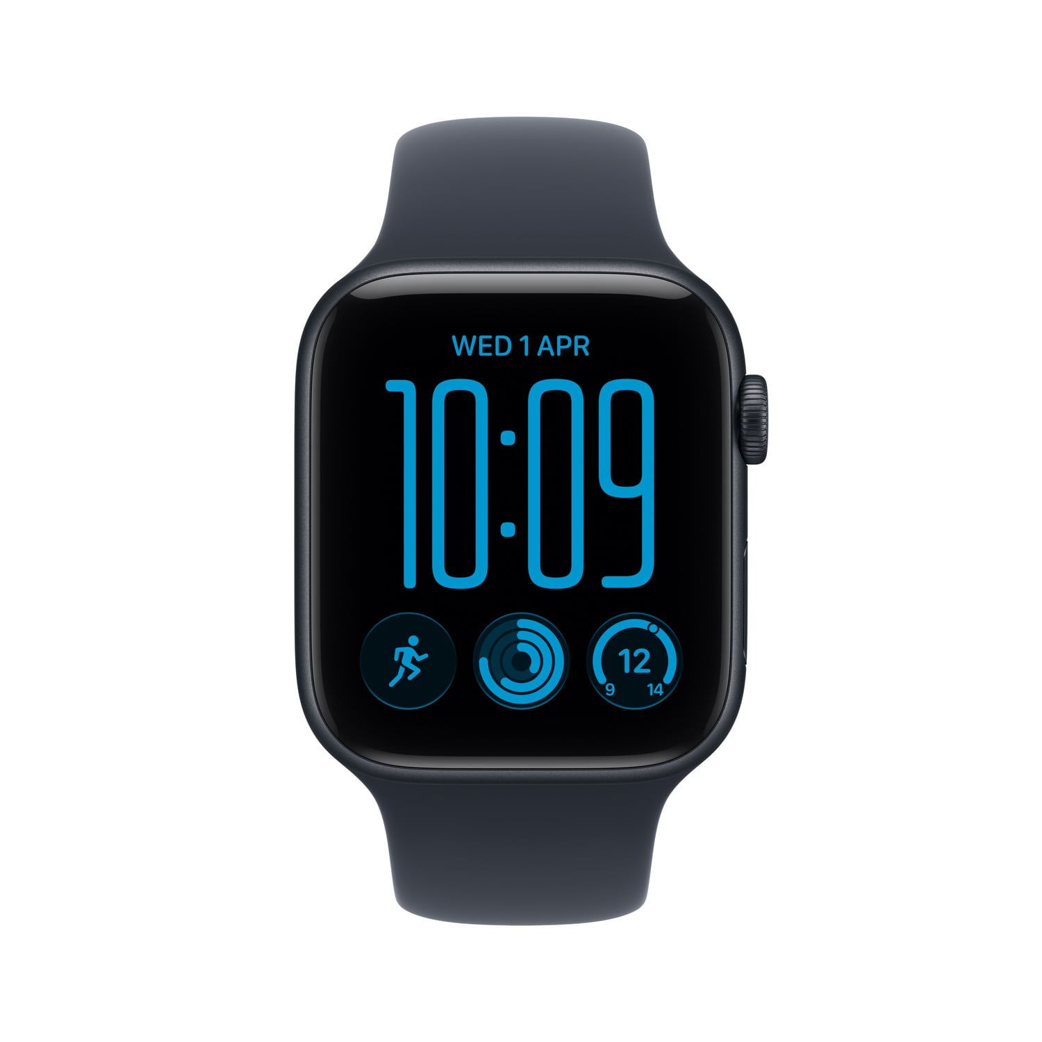 Apple Watch SE 3 GPS Koperta 40mm z Aluminium w kolorze Północy z Paskiem sportowym w kolorze Granatu - S/M - zestaw