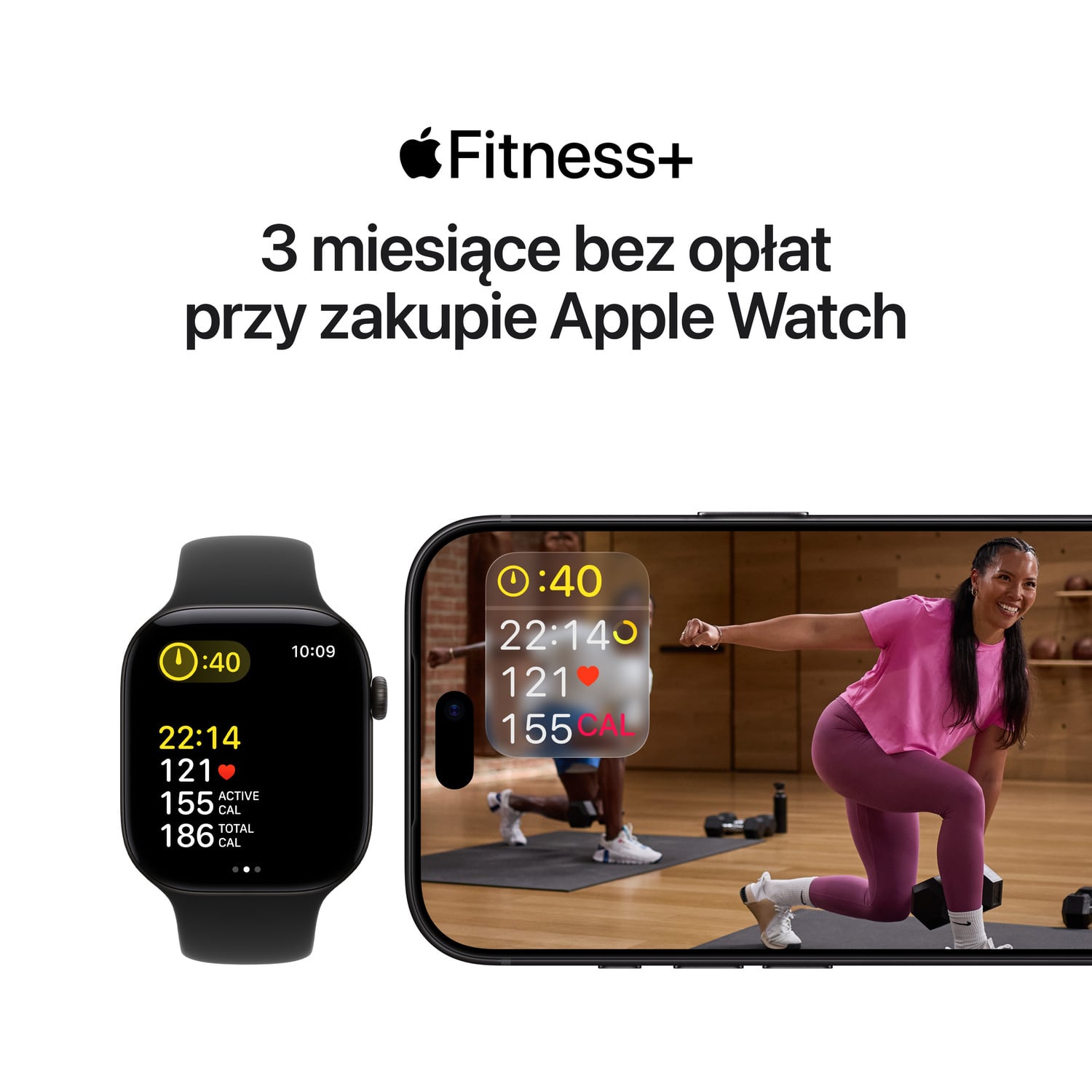 Apple Watch SE 3 GPS Koperta 40mm z Aluminium w kolorze Północy z Paskiem sportowym w kolorze Granatu - S/M - zawartość pudełka