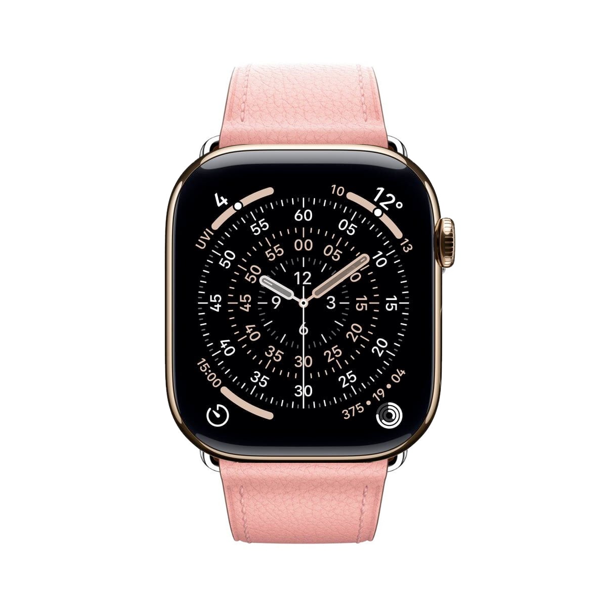 Apple Watch Series 11 GPS + Cellular Koperta 42mm z Tytanu w kolorze Złotym z Bransoletą Mediolańską w kolorze złotym - S/M + Skórzany pasek z klamrą klasyczną w kolorze delikatnego różu - rozmiar M/L - funkcje Apple Watch Series 11 GPS + Cellular Koperta 42mm z Tytanu w kolorze Złotym z Bransoletą Mediolańską w kolorze złotym - S/M + Skórzany pasek z klamrą klasyczną w kolorze delikatnego różu - rozmiar M/L - funkcje