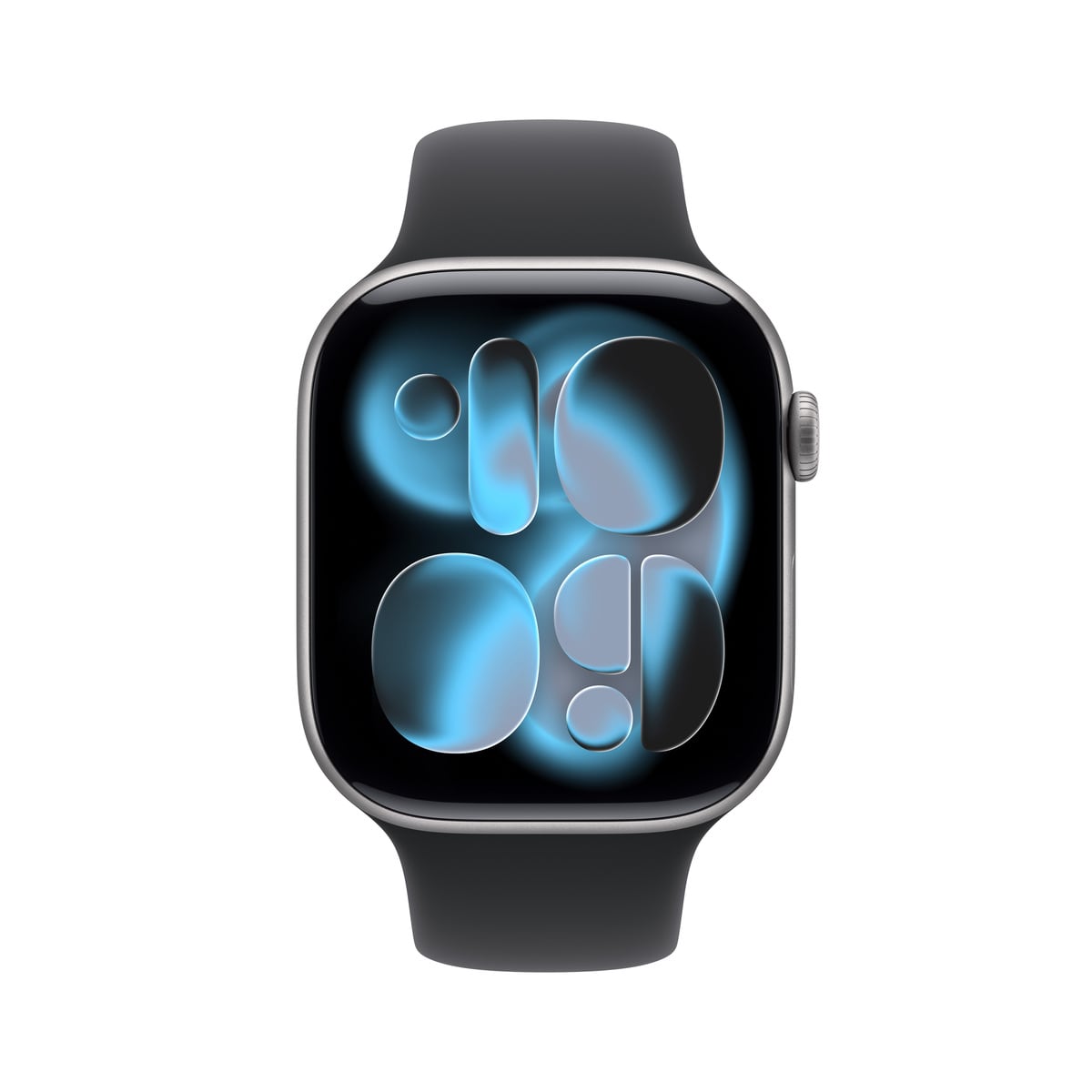 Apple Watch Series 11 GPS Koperta 42mm z Aluminium w kolorze Gwiezdnej szarości z Paskiem sportowym w kolorze Czarnym - S/M - zestaw Apple Watch Series 11 GPS Koperta 42mm z Aluminium w kolorze Gwiezdnej szarości z Paskiem sportowym w kolorze Czarnym - S/M - zestaw
