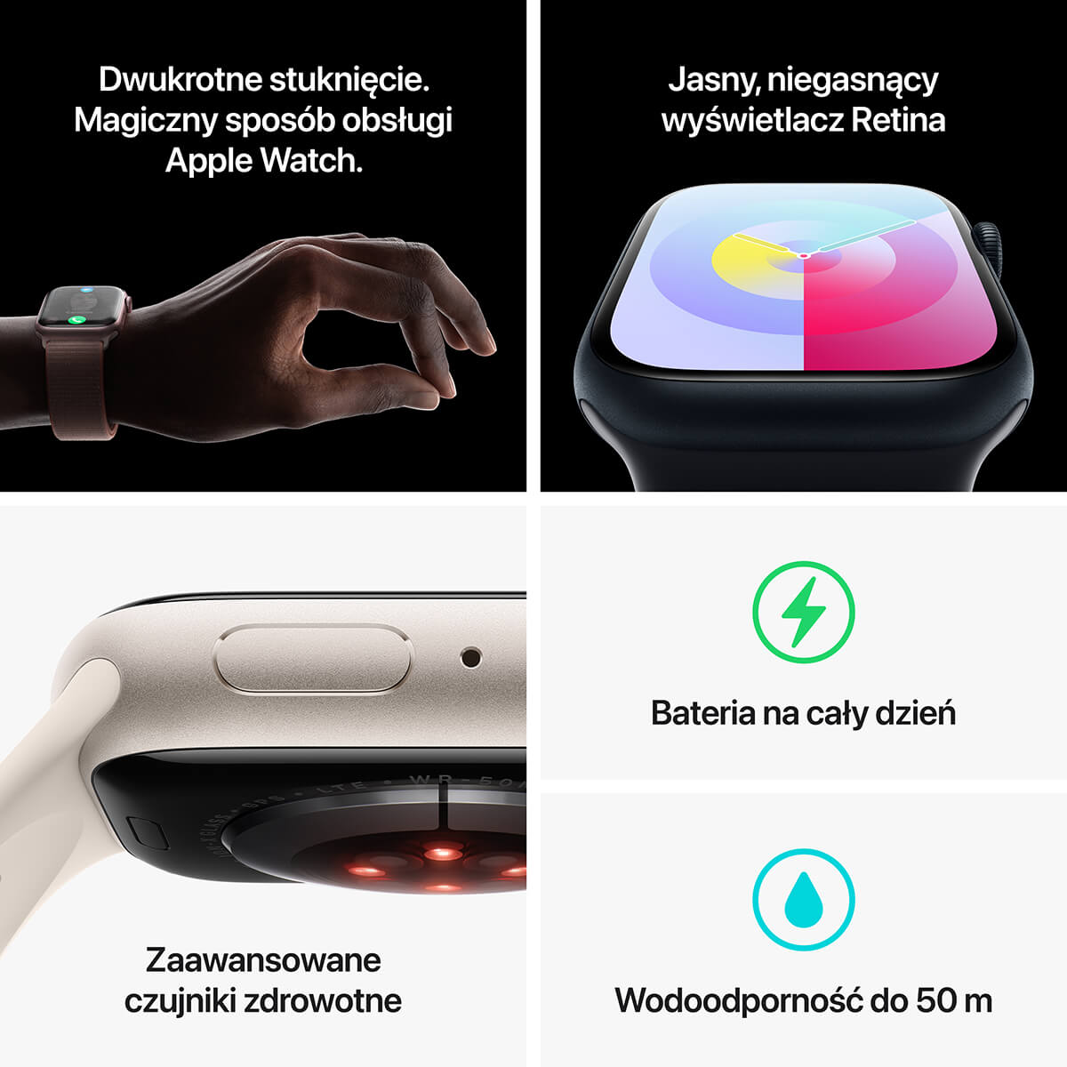Apple Watch Series 9 - funkcje Apple Watch Series 9 - funkcje