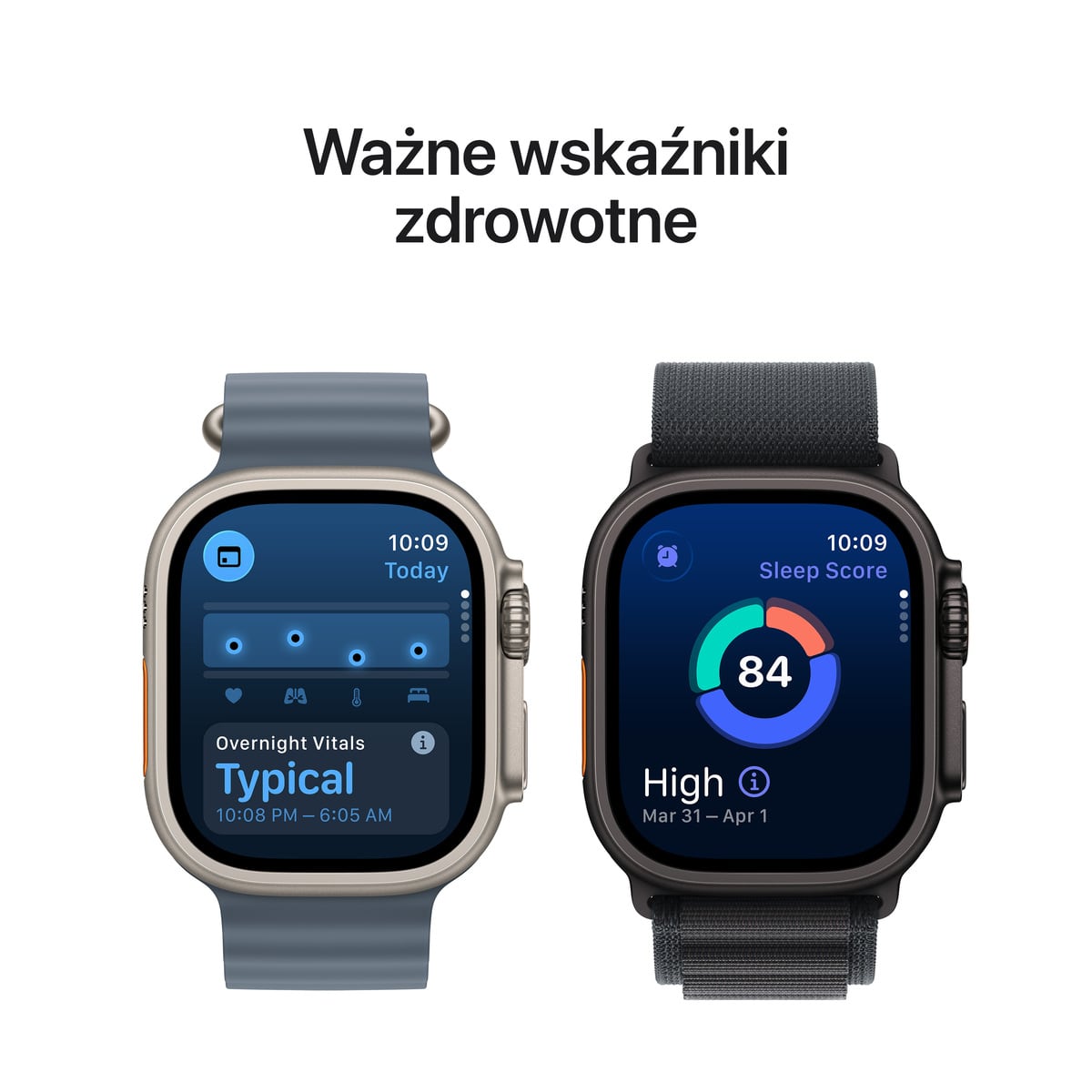 Apple Watch Ultra 3 GPS + Cellular - zdrowie Apple Watch Ultra 3 GPS + Cellular - zdrowie
