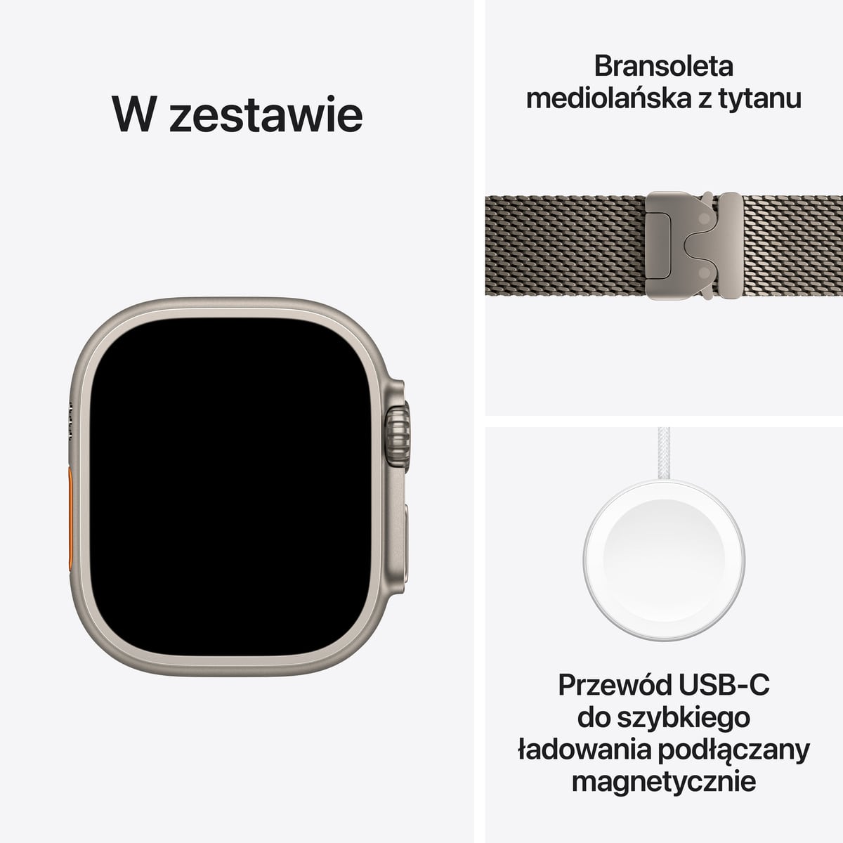 Apple Watch Ultra 3 GPS + Cellular - zestaw Apple Watch Ultra 3 GPS + Cellular - zestaw