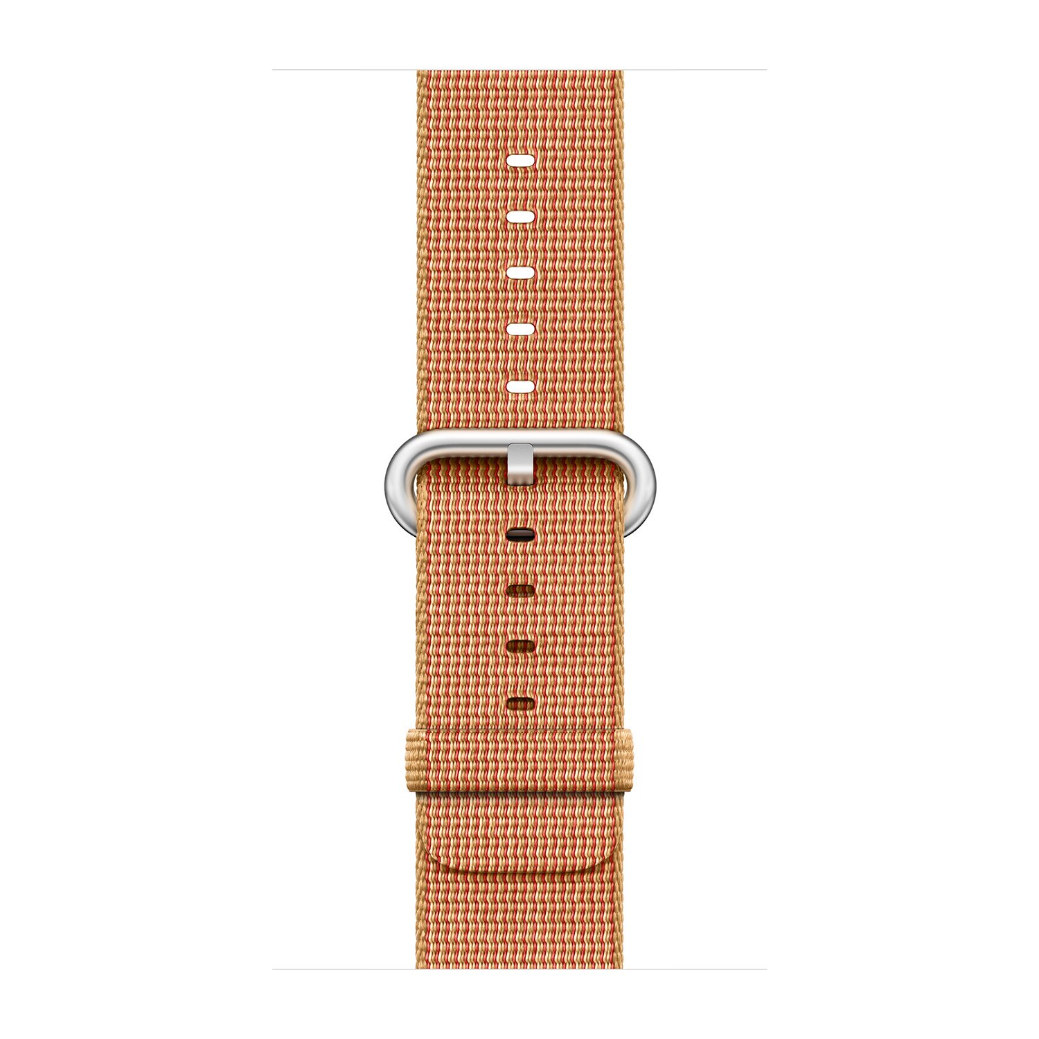 Apple Pasek nylonowy w kolorze złotym/czerwonym do koperty 38mm / 40mm / 41mm / 42mm - rozmiar S/M
