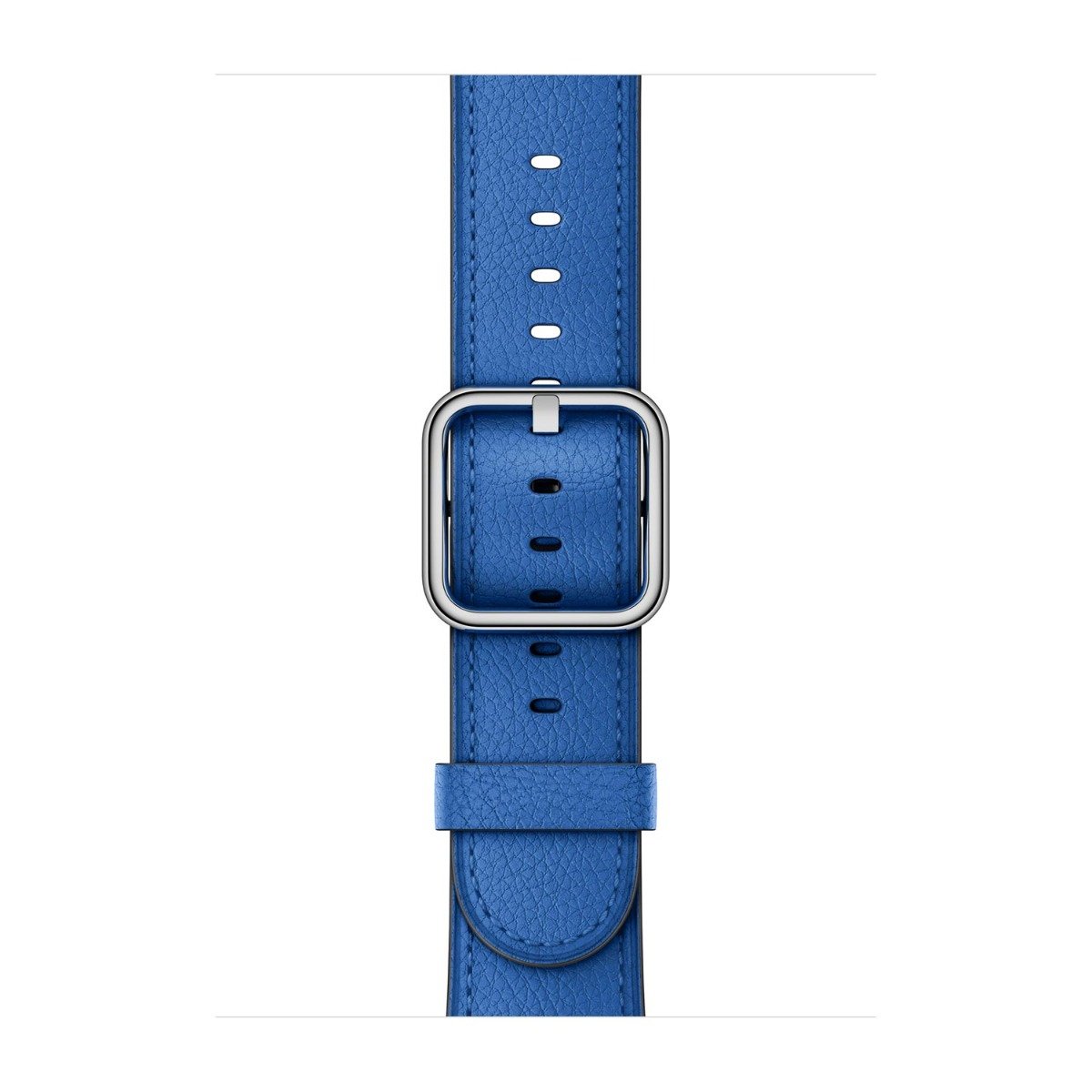 Apple Skórzany pasek z klamrą klasyczną w kolorze ostrego błękitu do koperty 38mm / 40mm / 41mm / 42mm - rozmiar S/M Apple Skórzany pasek z klamrą klasyczną w kolorze ostrego błękitu do koperty 38mm / 40mm / 41mm / 42mm - rozmiar S/M