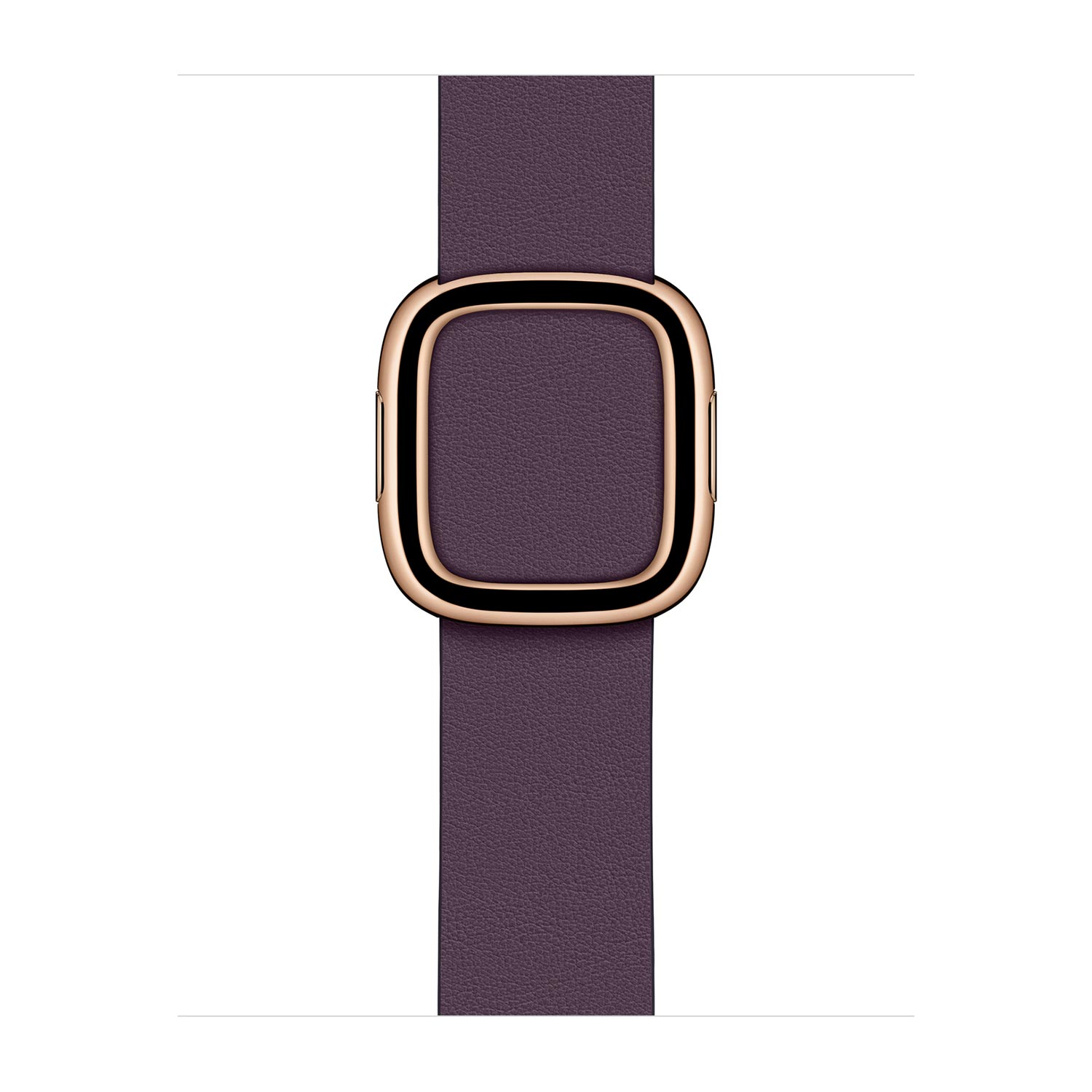 Apple Pasek z klamrą nowoczesną w kolorze śliwki do koperty 38mm / 40mm / 41mm / 42mm - rozmiar S